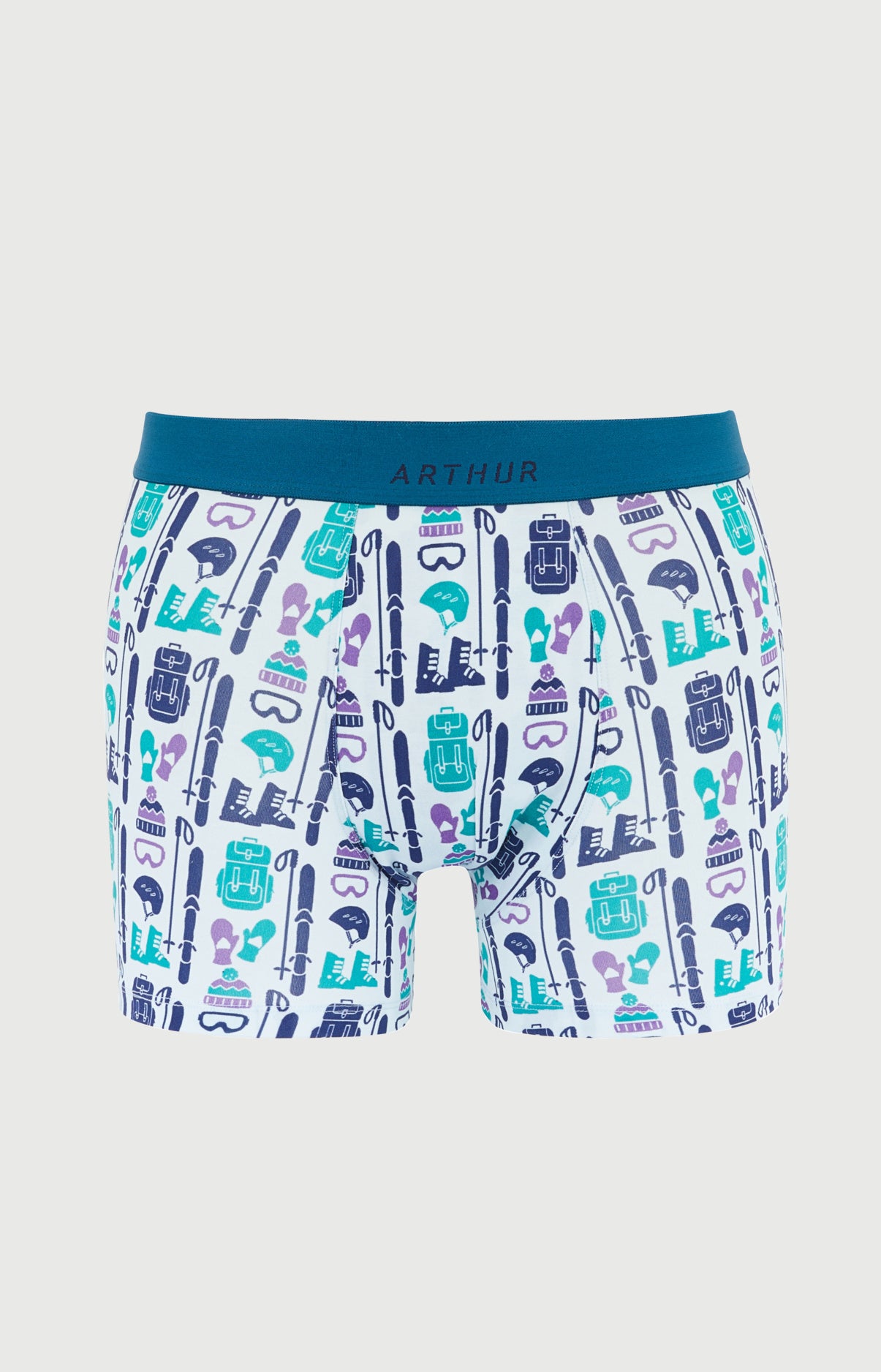 arthur-bob-coup-de-moufle-boxer-ciel-coton-bio-ski image 3