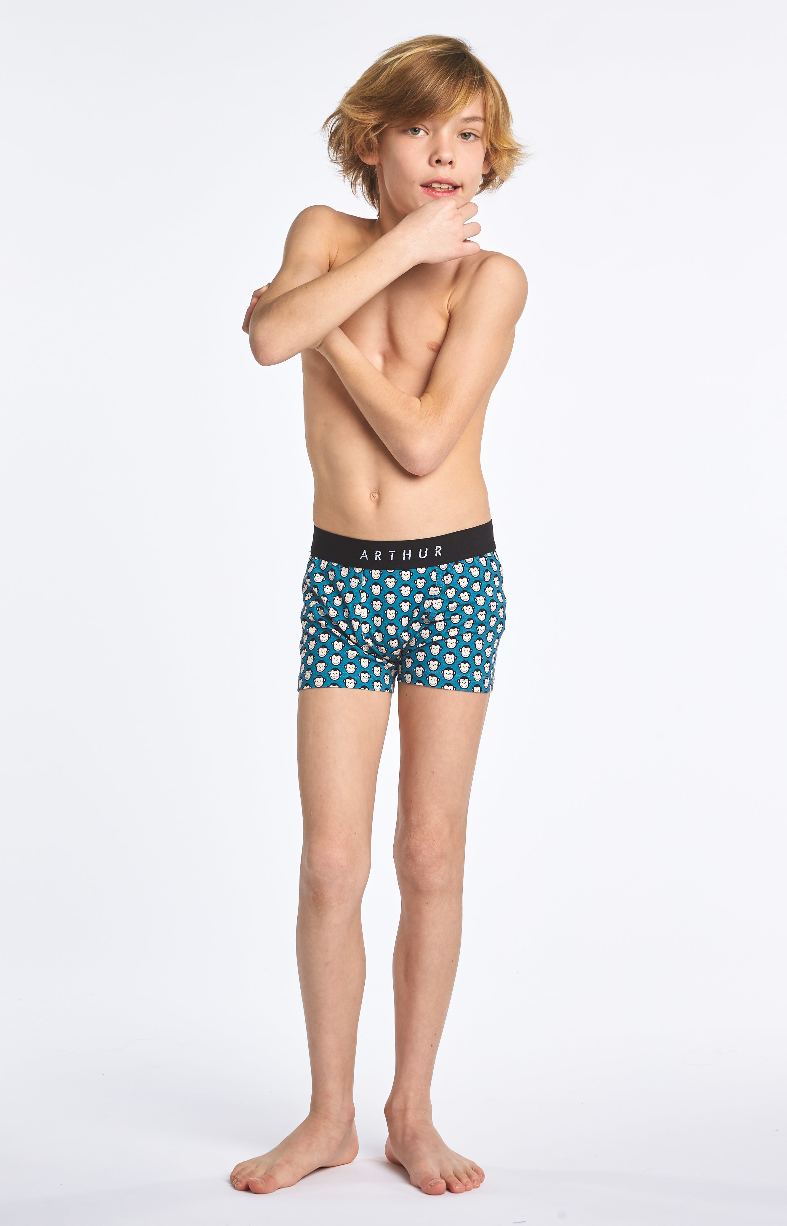 arthur-bob-boxer-gogo-enfant-coton-bio-duck-gar-on image 2