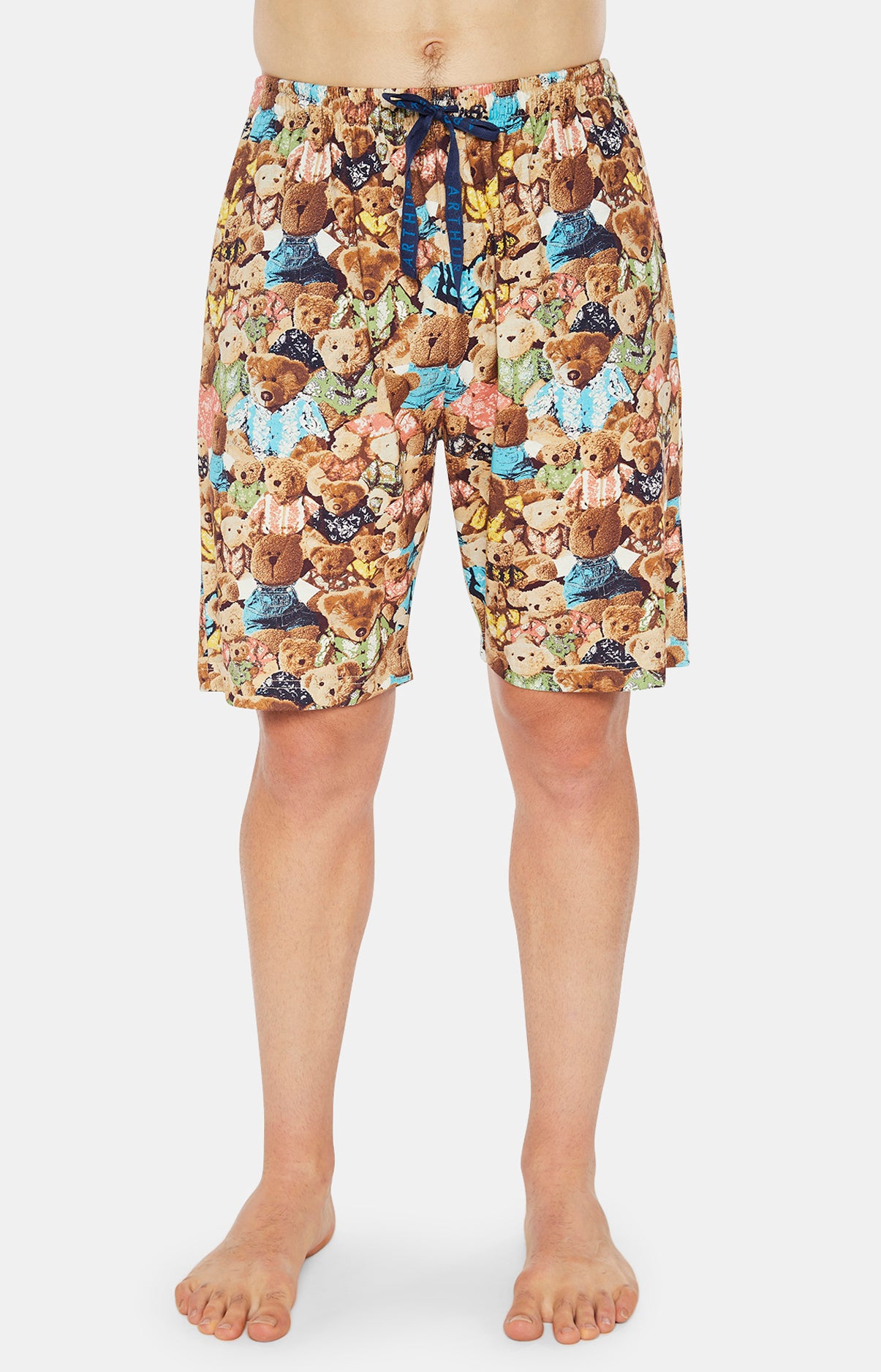 arthur-bob-teddy-pyjashort-homme-coton-bio-multicolore image 5