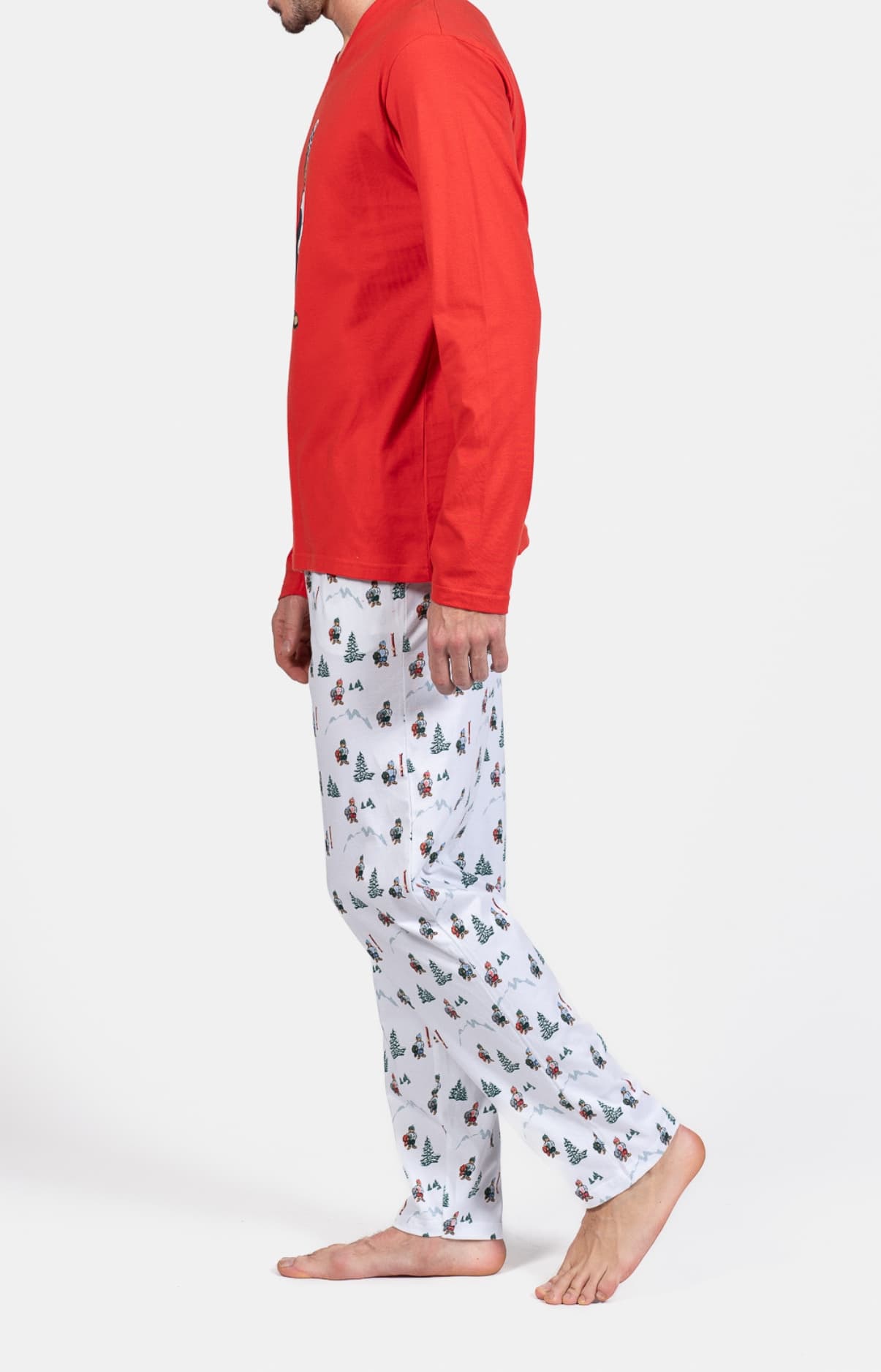 arthur-bob-mountain-pyjama-homme-blanc-coton image 5