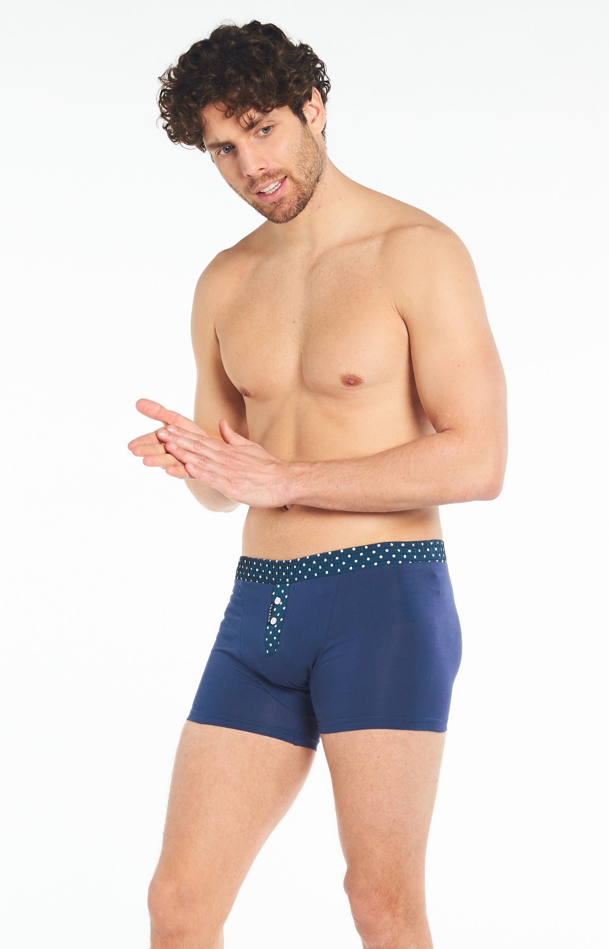 arthur-bob-boxer-club-boxer-homme-marine-stretch image 5