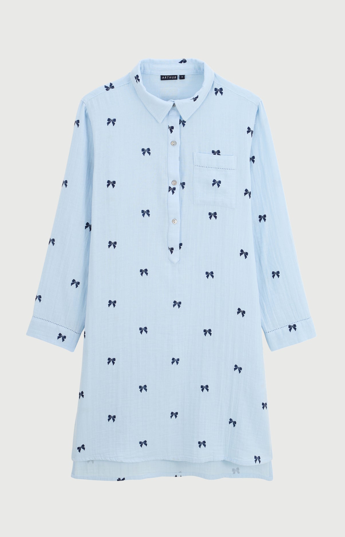 arthur-bob-rosie-chemise-de-nuit-gaze-coton-ice image 3
