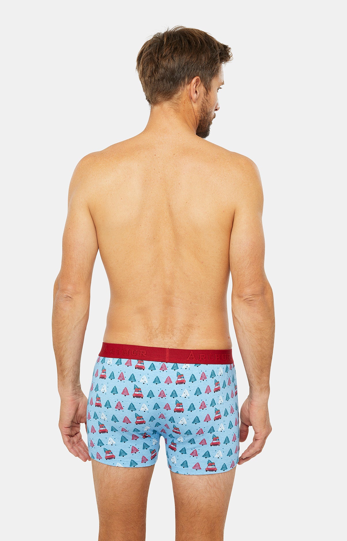 arthur-bob-sapin-boxer-homme-jean-coton-fantaisie image 5