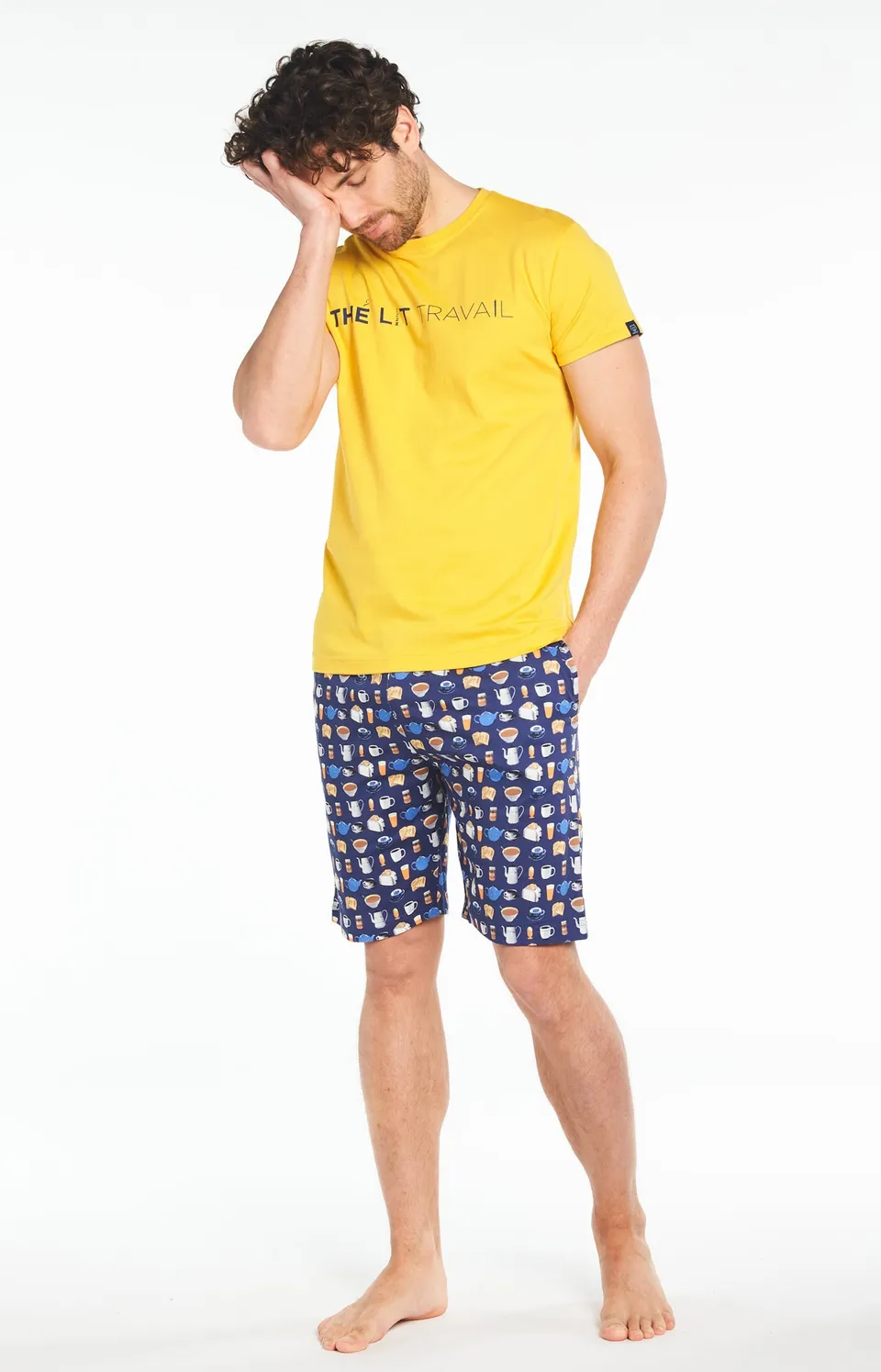 arthur-bob-th-lit-travail-pyjashort-marine image 1