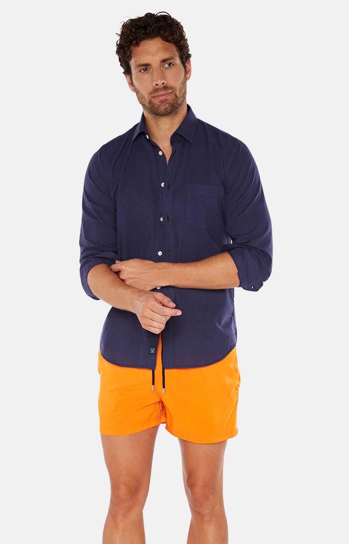 arthur-bob-orange-short-de-bain-homme-m-polyester-recycl image 2