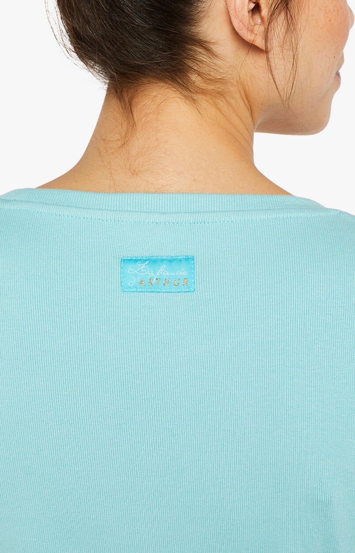 arthur-bob-tee-shirt-lagon-manches-longues-femme-coton-modal image 4