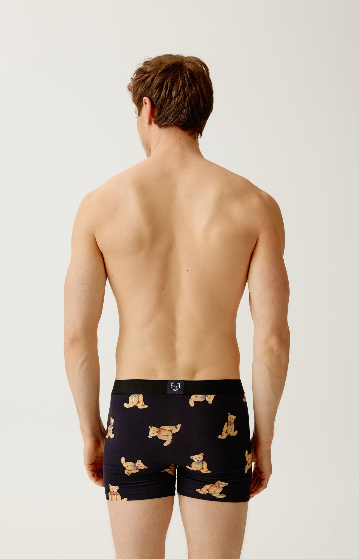 arthur-bob-old-teddy-boxer-homme-noir-coton-bio image 5