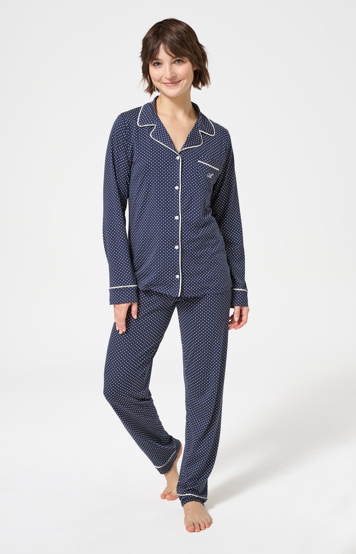 arthur-bob-tradi-pyjama-bouton-lyocell-marine image 4
