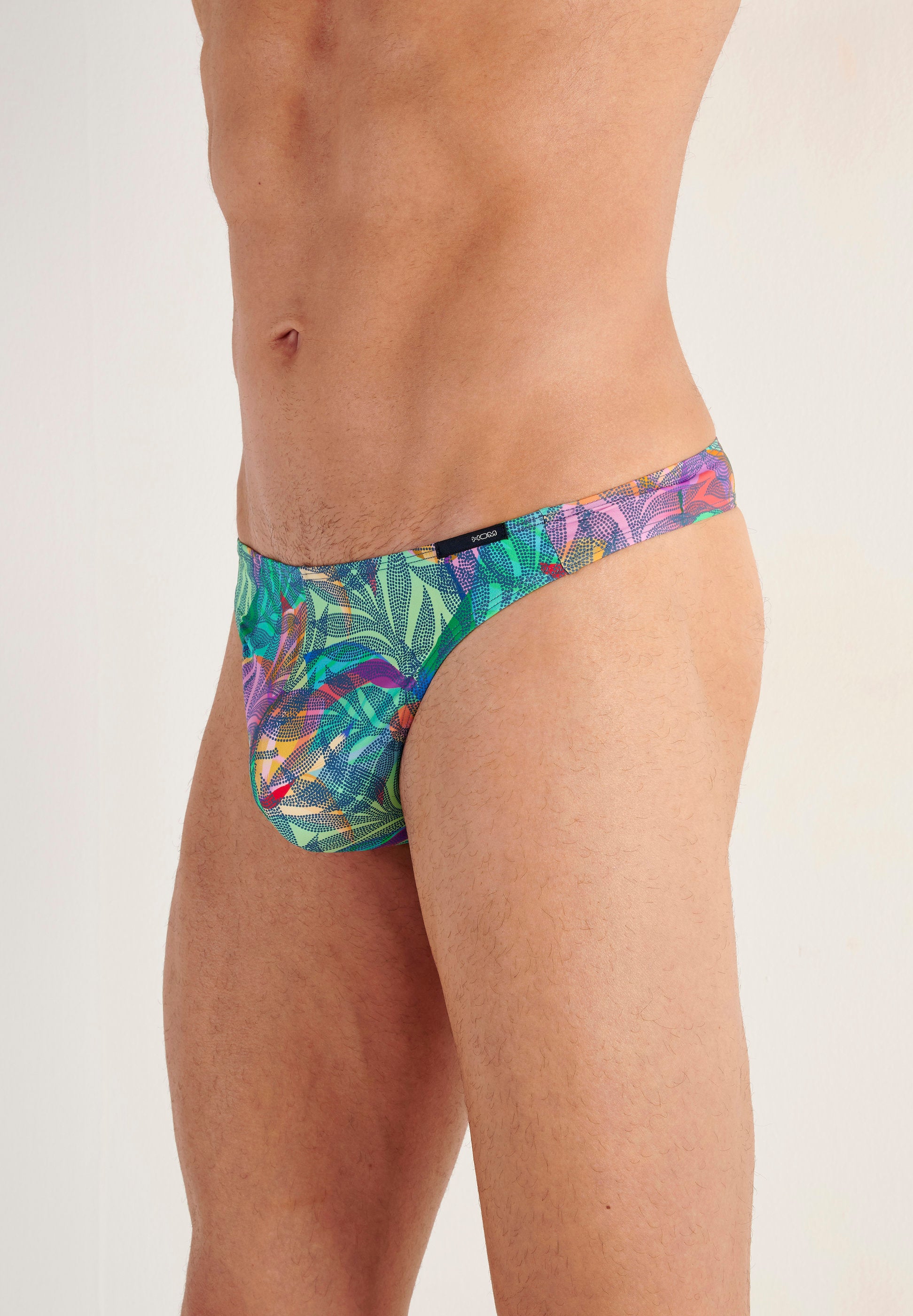 hom-funky-styles-string-homme-multicolore-feuilles image 5