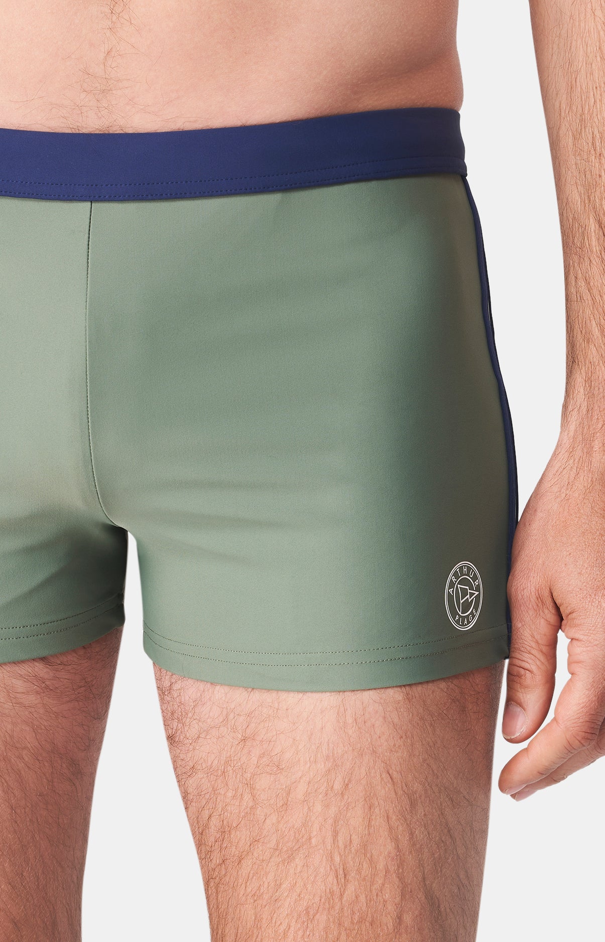 arthur-bob-boxer-de-bain-homme-kaki image 2
