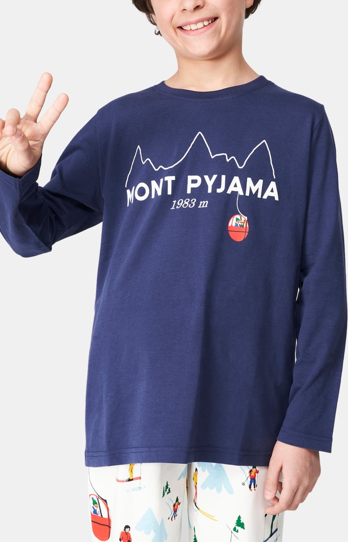 arthur-bob-pyjama-enfant-mont-pyjama-blanc-coton image 6