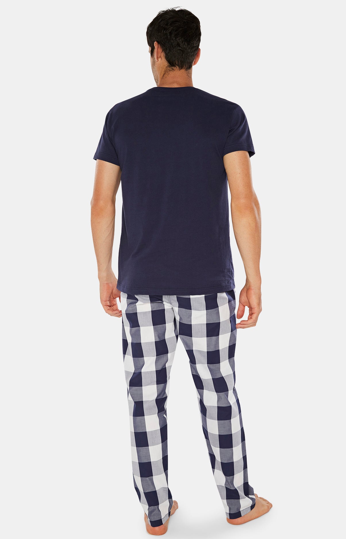 arthur-bob-big-vichy-pyjama-carreaux-homme-coton-marine image 4