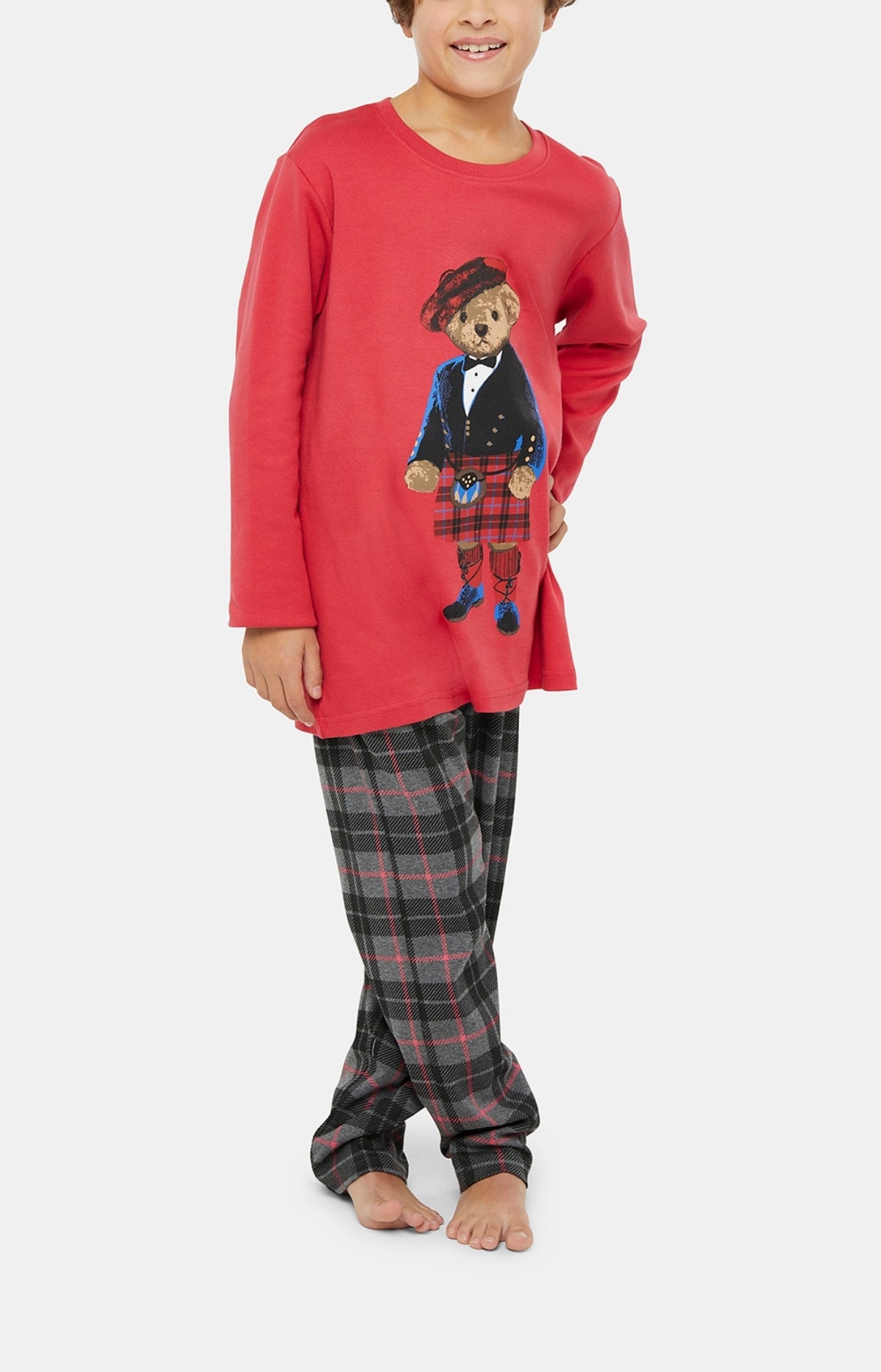 arthur-bob-boston-pyjama-enfant-anthracite-8a-coton image 4