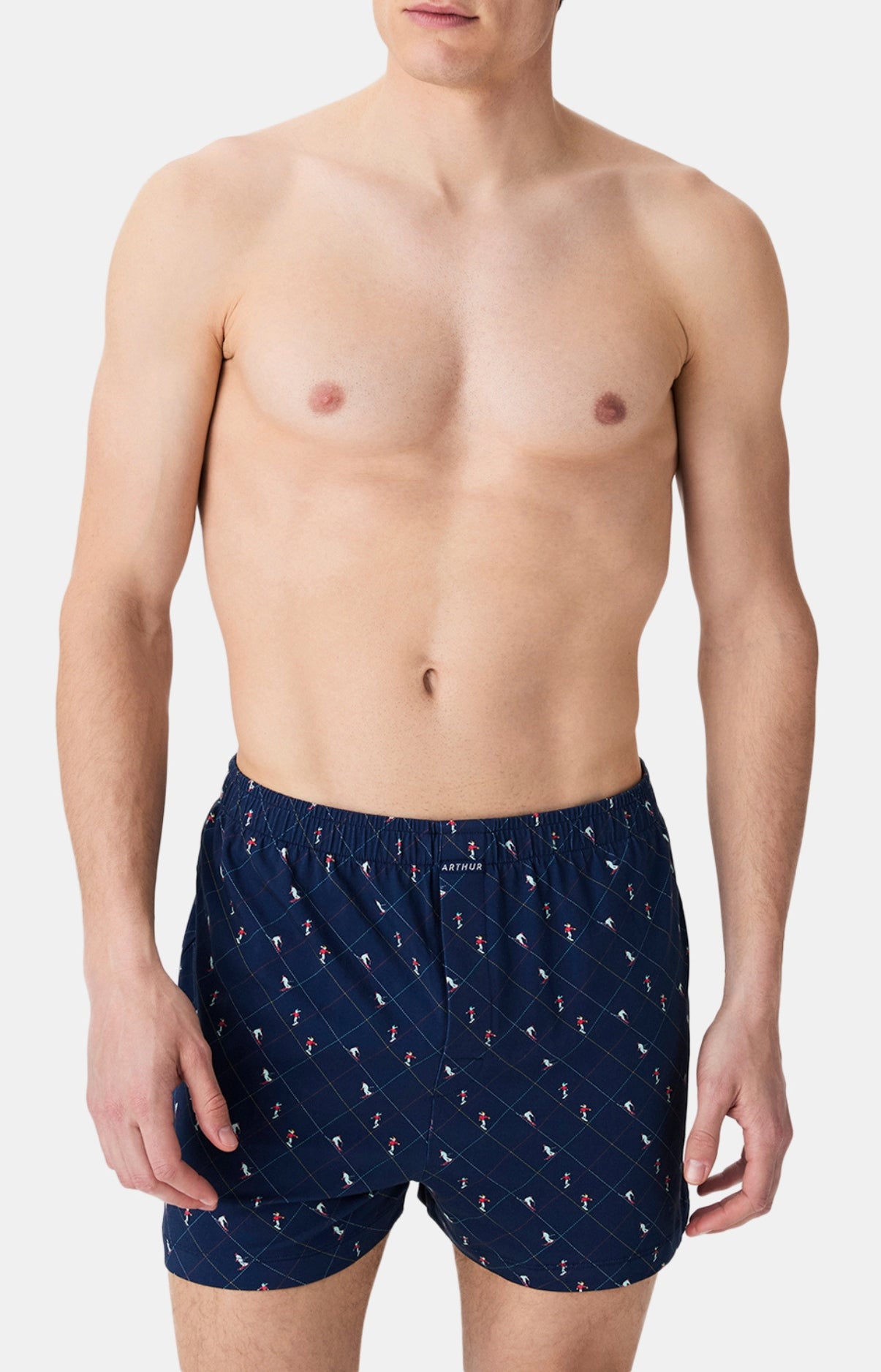 arthur-le-club-ski-cale-on-homme-coton-bio-marine image 2