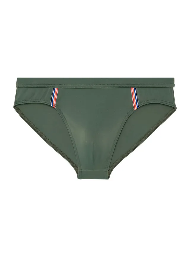 hom-h-fresh-slip-de-bain-mini-homme-nautical-cup-kaki image 1