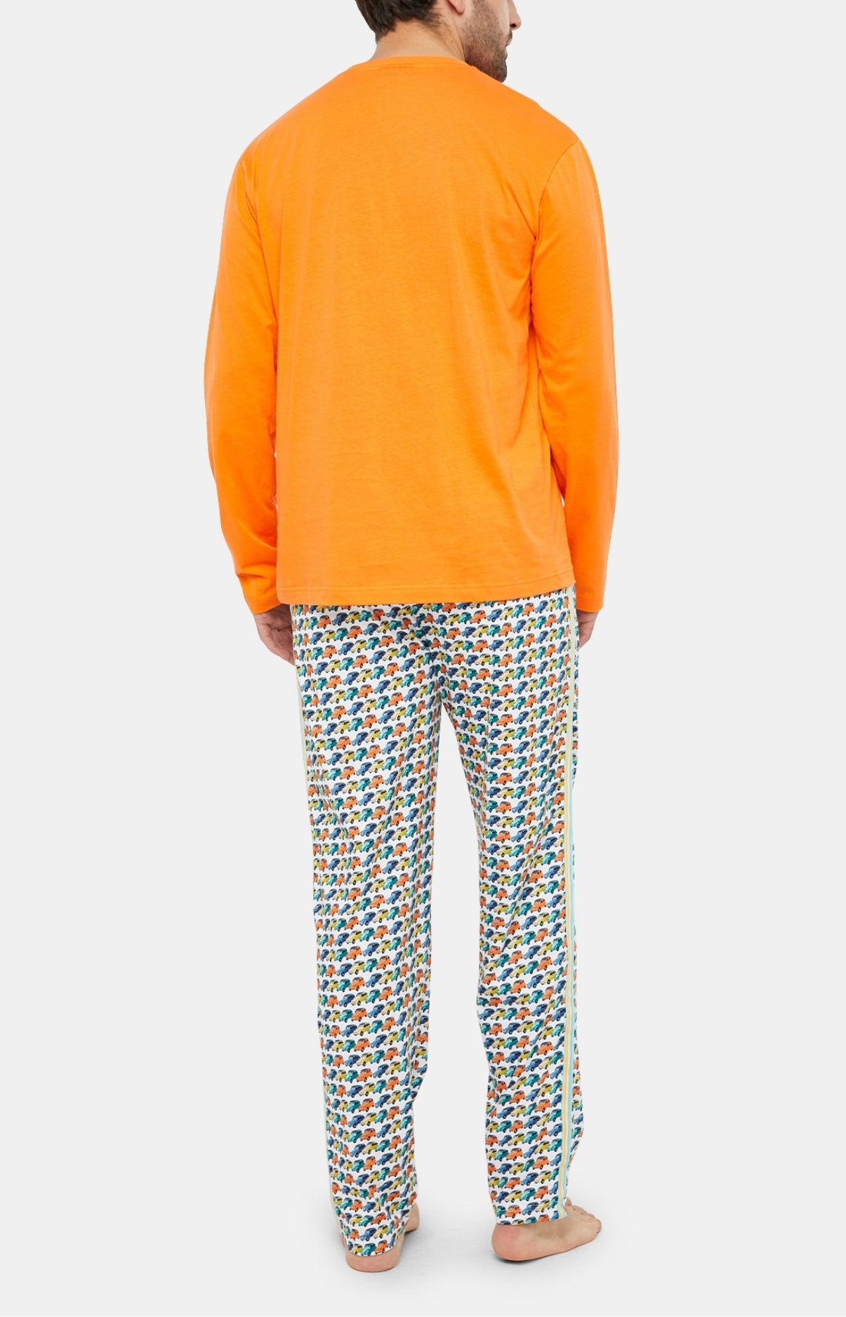 arthur-bob-2cv-multicolore-pyjama-homme-coton-bio image 4