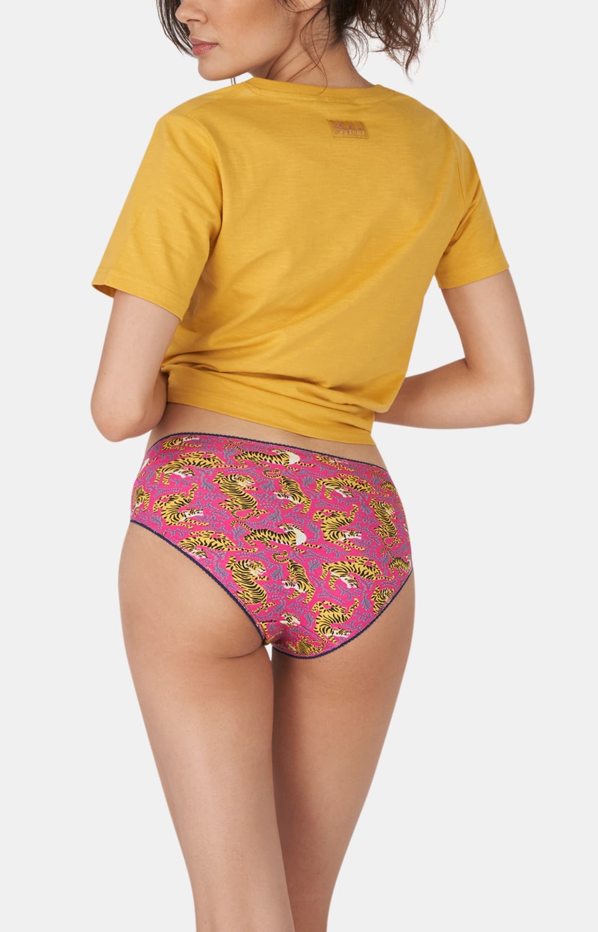 arthur-bob-culotte-coton-bio-tigre-rose-fushia image 4