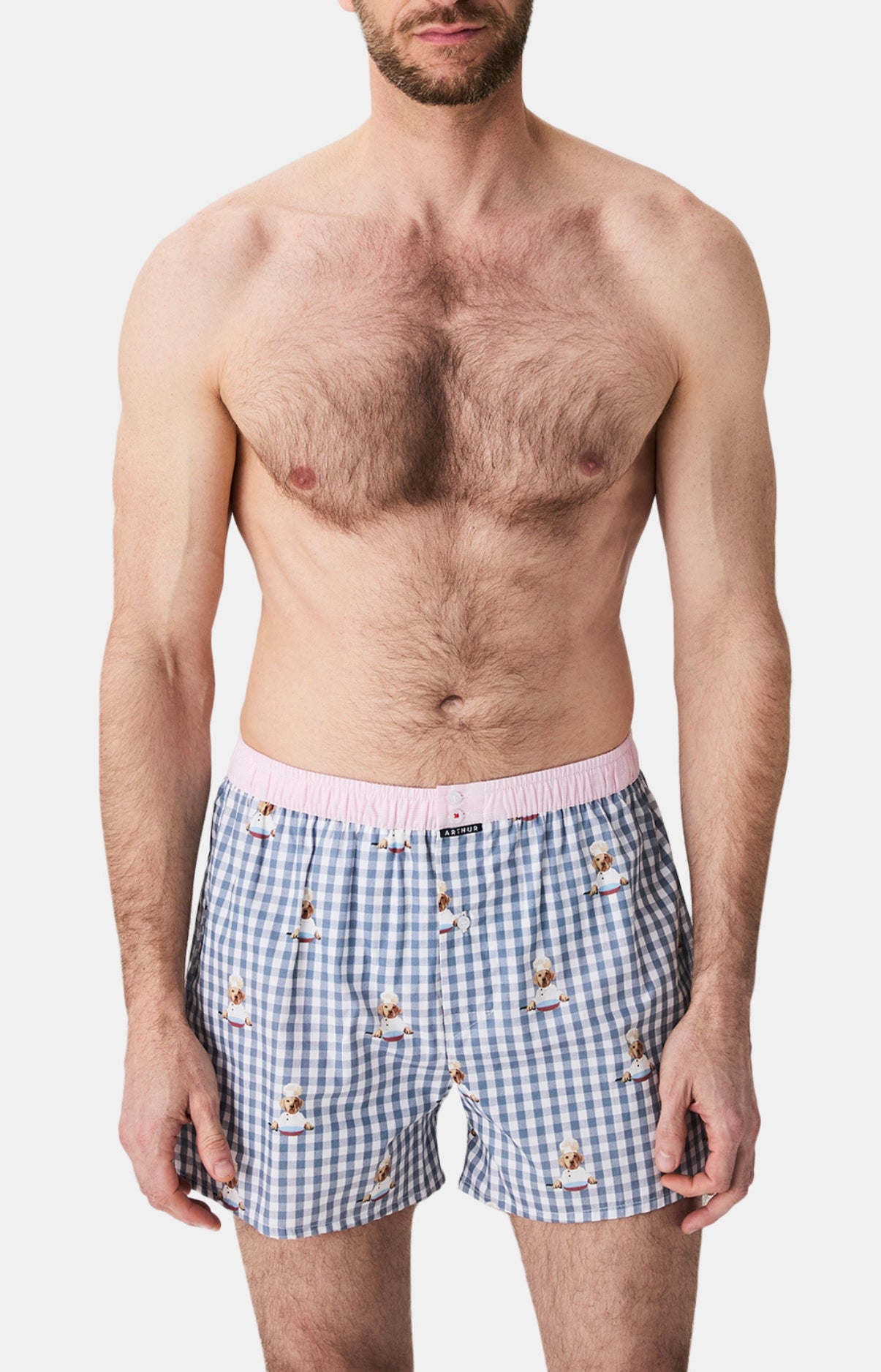 arthur-le-club-cale-on-n-1199-gris-vichy-coton-bio image 2