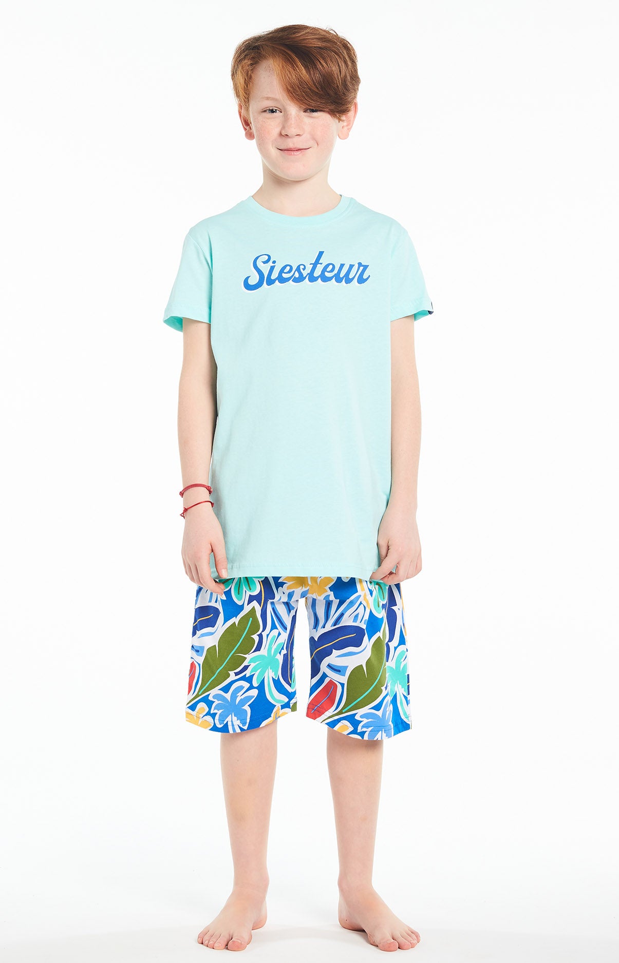 arthur-bob-pyjashort-malibu-roi-coton-bio-enfant image 1