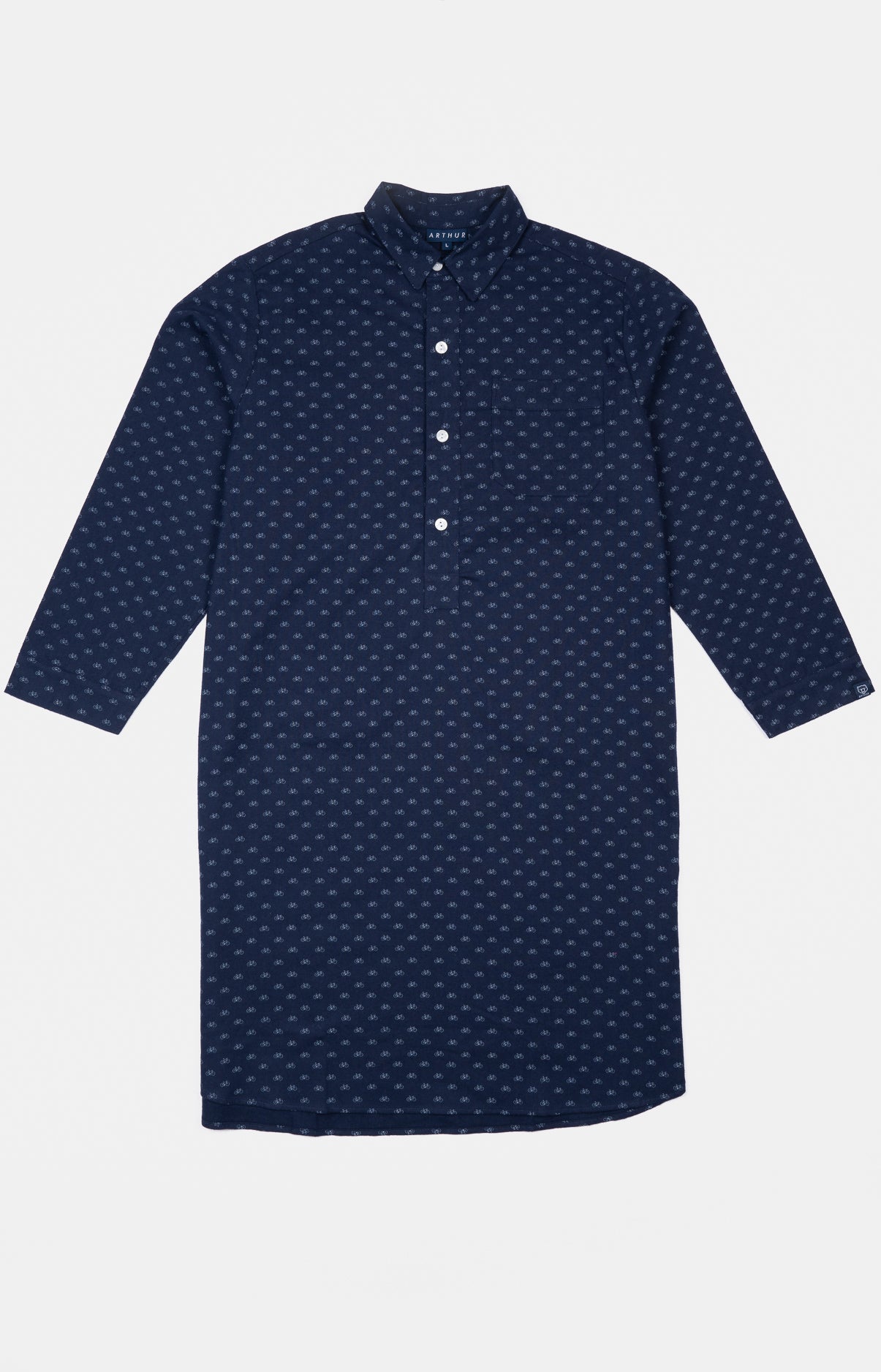 arthur-bob-v-lo-chemise-de-nuit-pilou-marine image 3