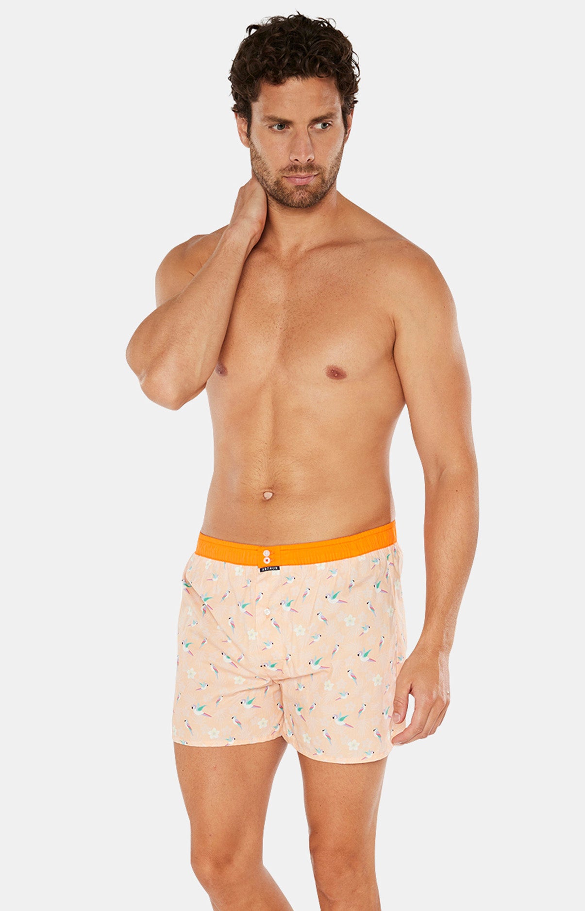 arthur-le-club-cale-on-978-suspensoir-coton-homme-abricot image 2