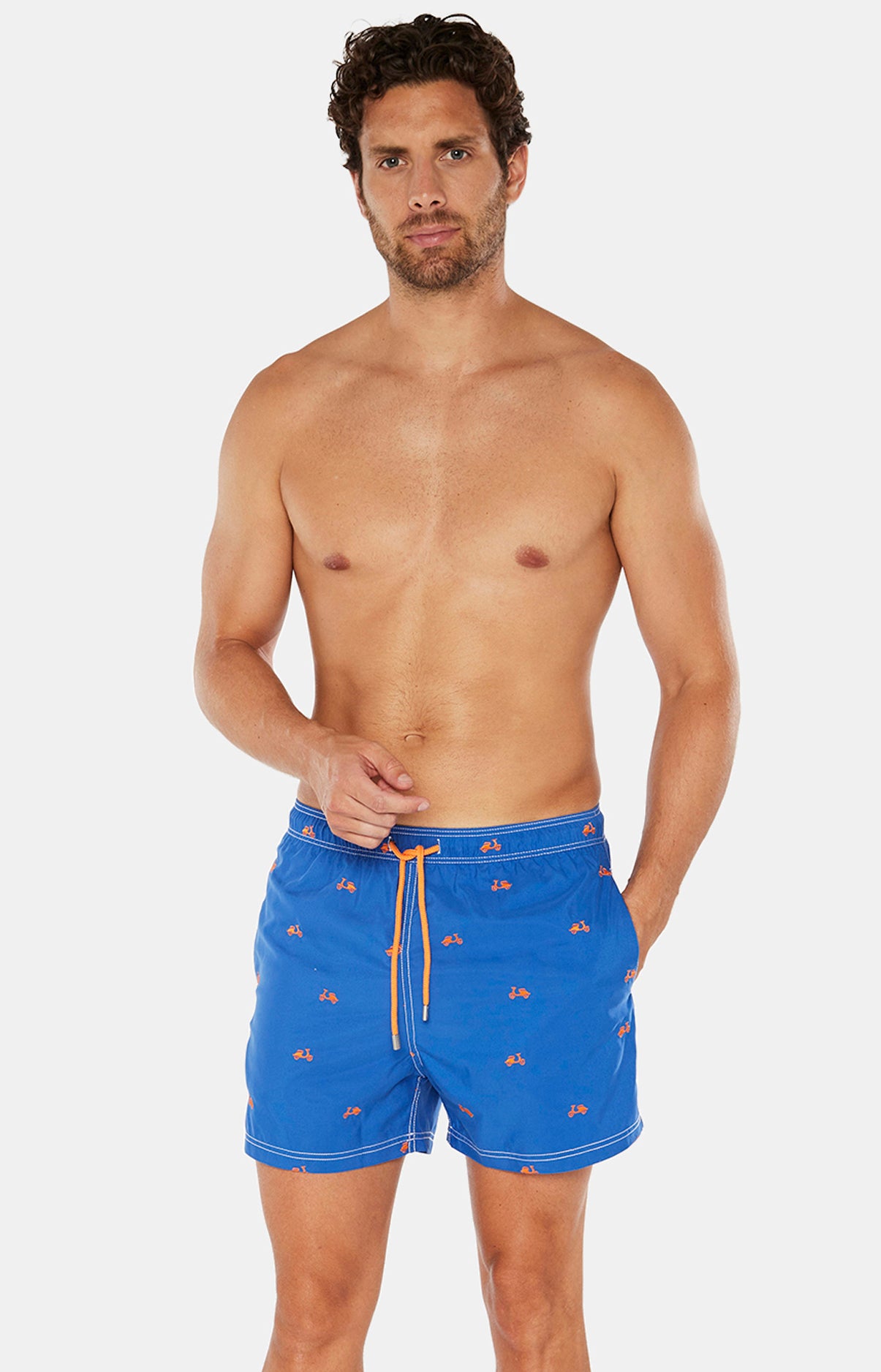 arthur-bob-scooter-short-de-bain-homme-bleu-recycl image 1