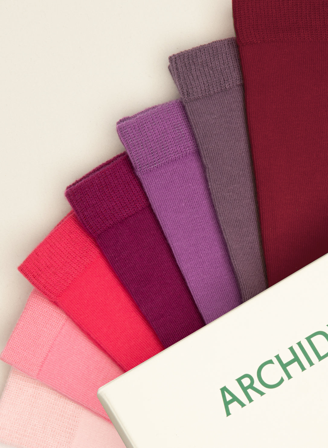 archiduchesse-fantaisie-semainier-rose-bonbon-7-chaussettes-coton image 3