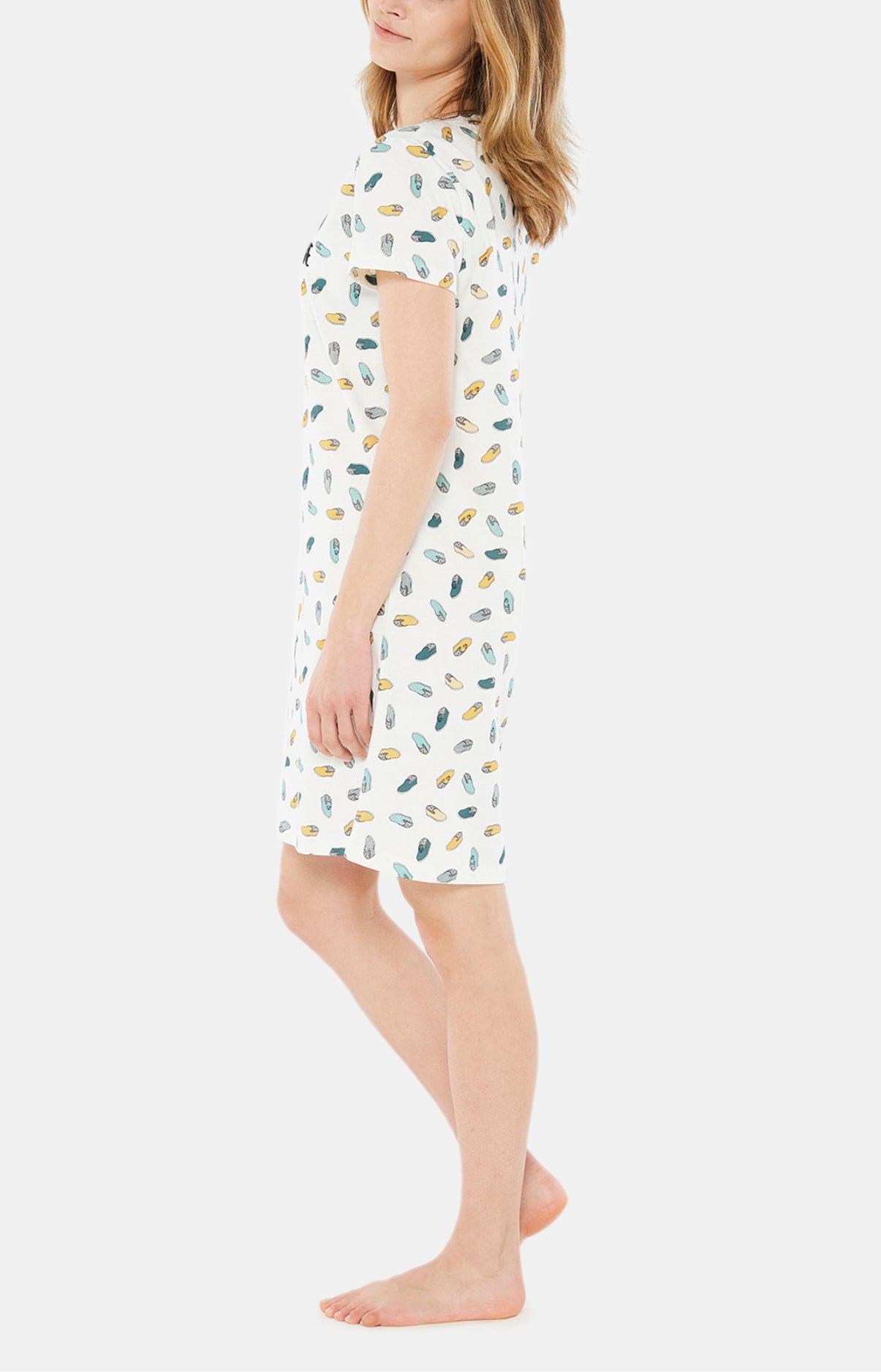 arthur-bob-pantouflard-chemise-de-nuit-ivoire-coton-bio image 2