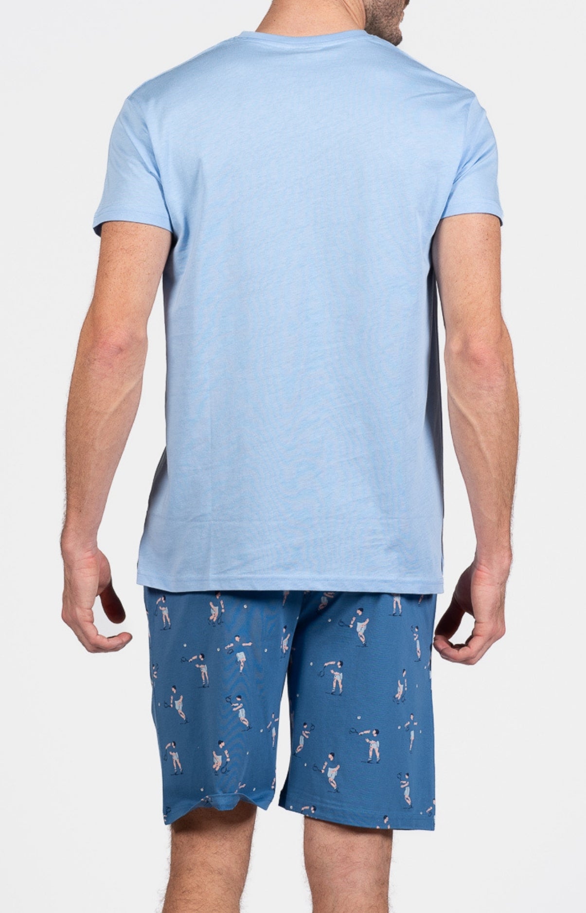arthur-bob-service-compris-pyjashort-homme-coton-jean image 6