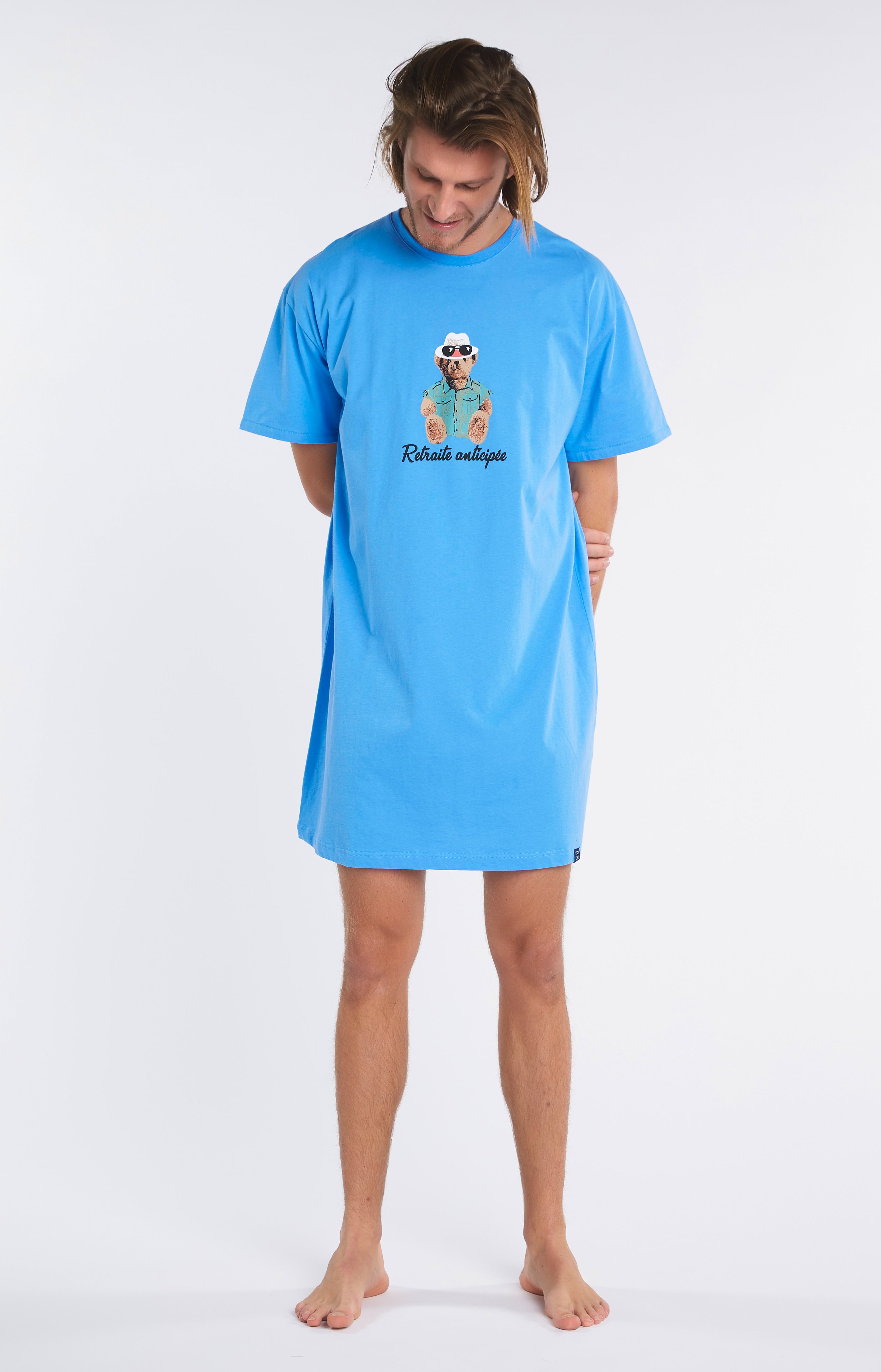 arthur-bob-teddy-maxi-tee-shirt-azur-coton image 7