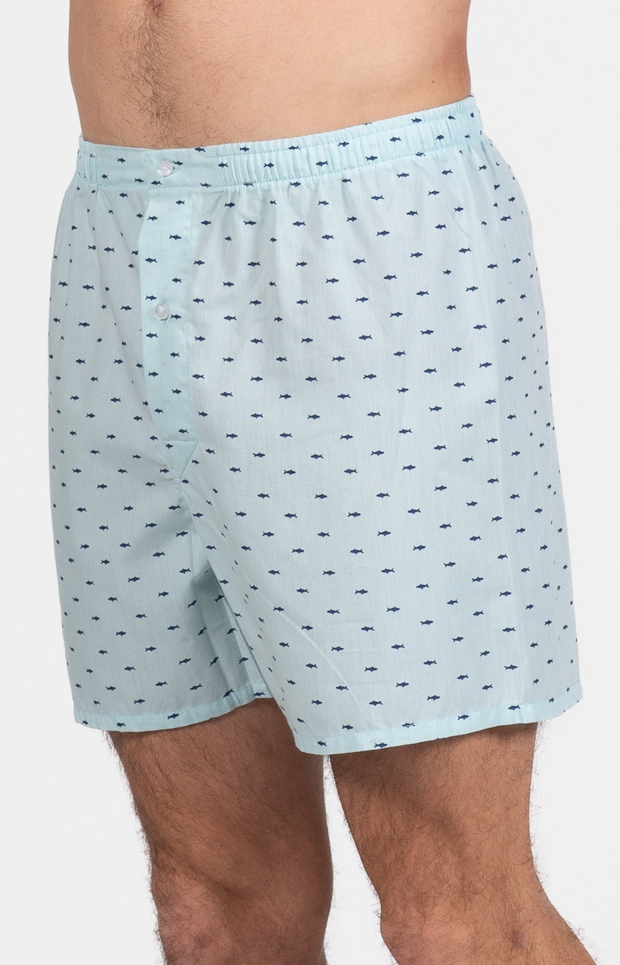 arthur-bob-requin-pyjama-homme-lagon-l-coton-court image 6