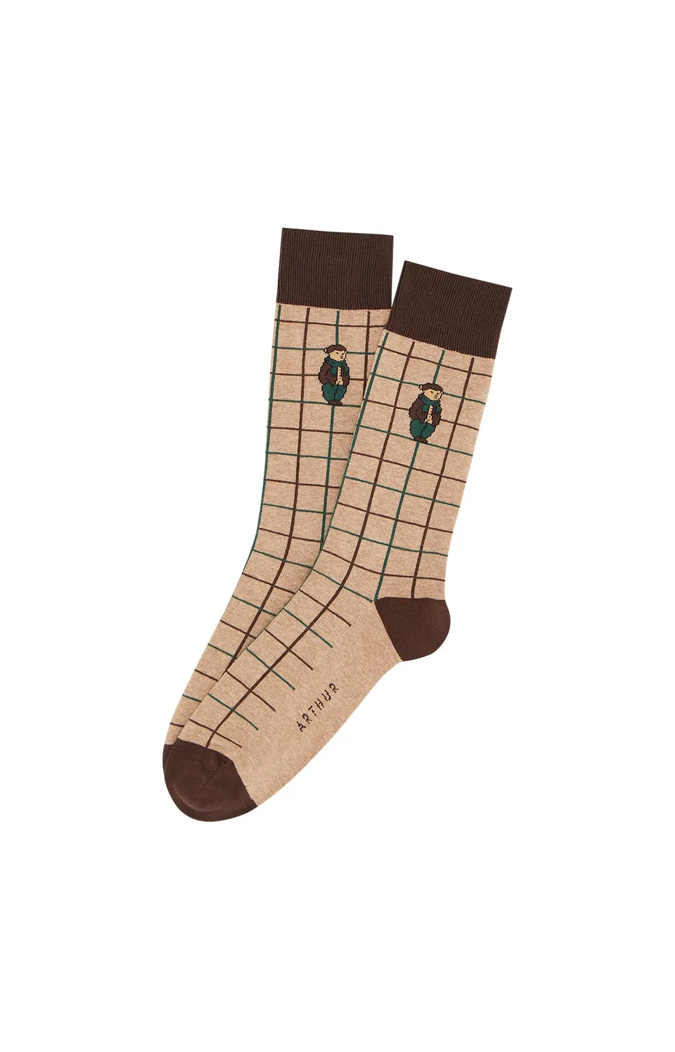 arthur-bob-chaussettes-oliver-beige-coton-40-46 image 1