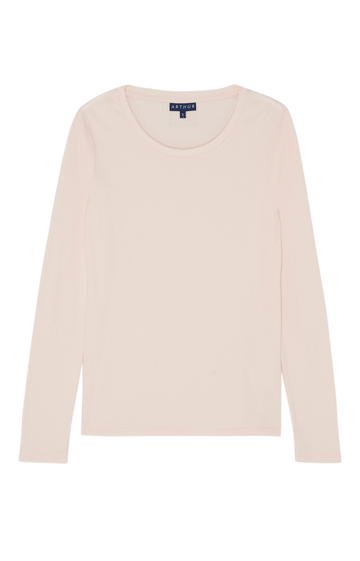 arthur-bob-tee-shirt-manches-longues-rose-rose-doux image 3
