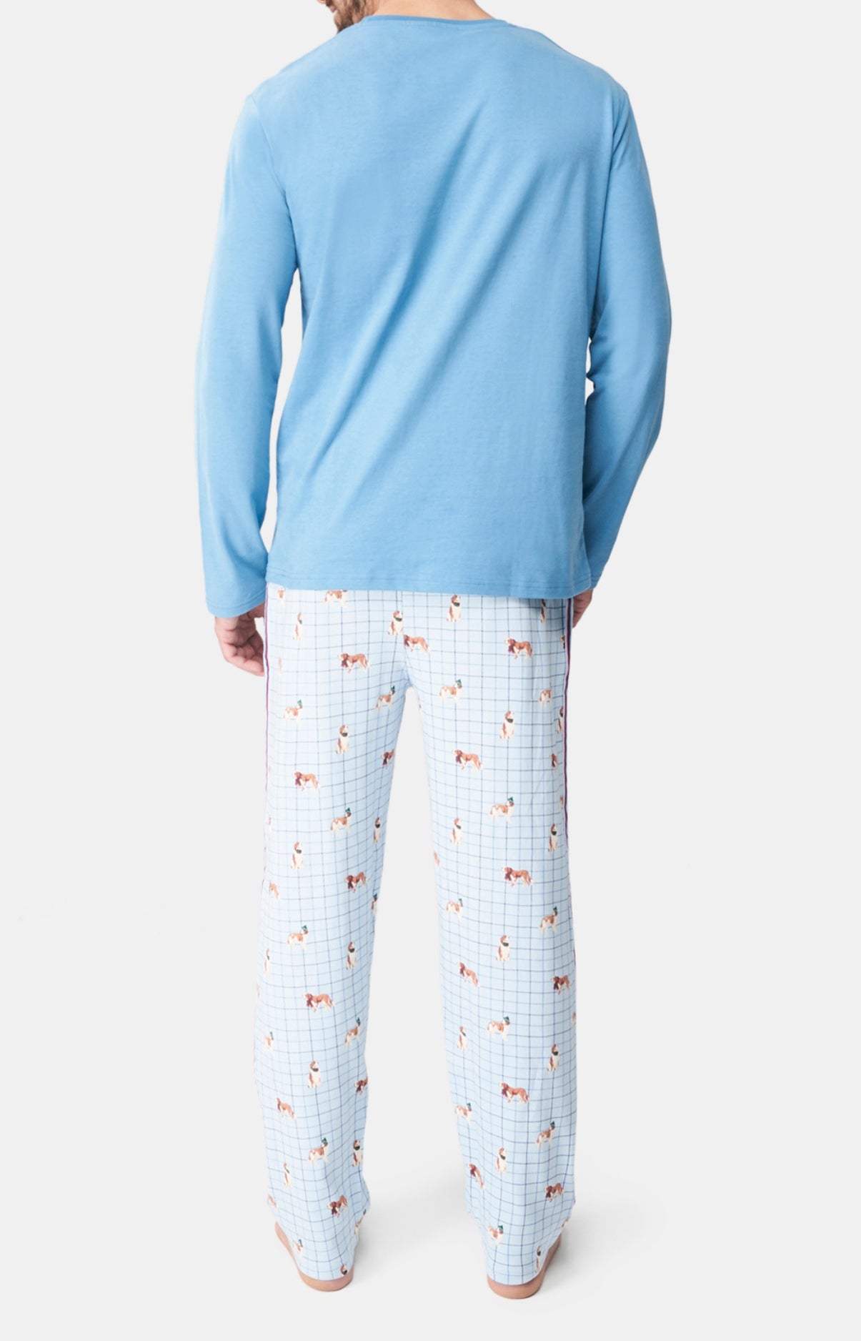 arthur-bob-pyjama-wouf-ciel-homme-coton-bio image 5