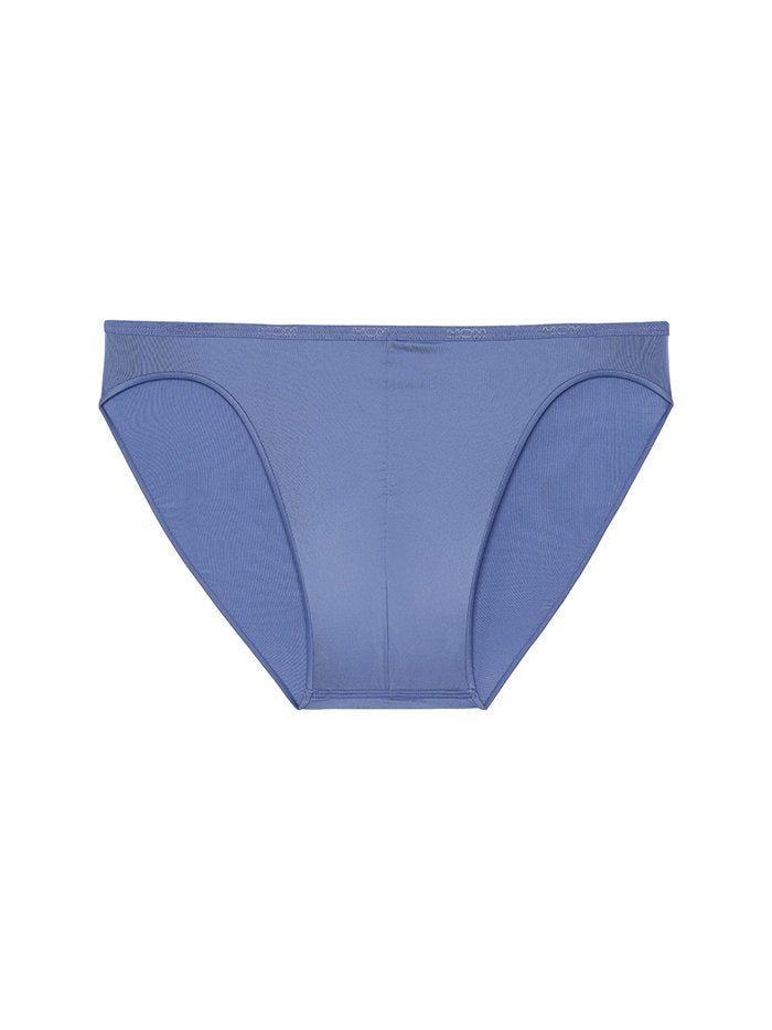 hom-plumes-slip-homme-micro-bleu-taille-m image 1