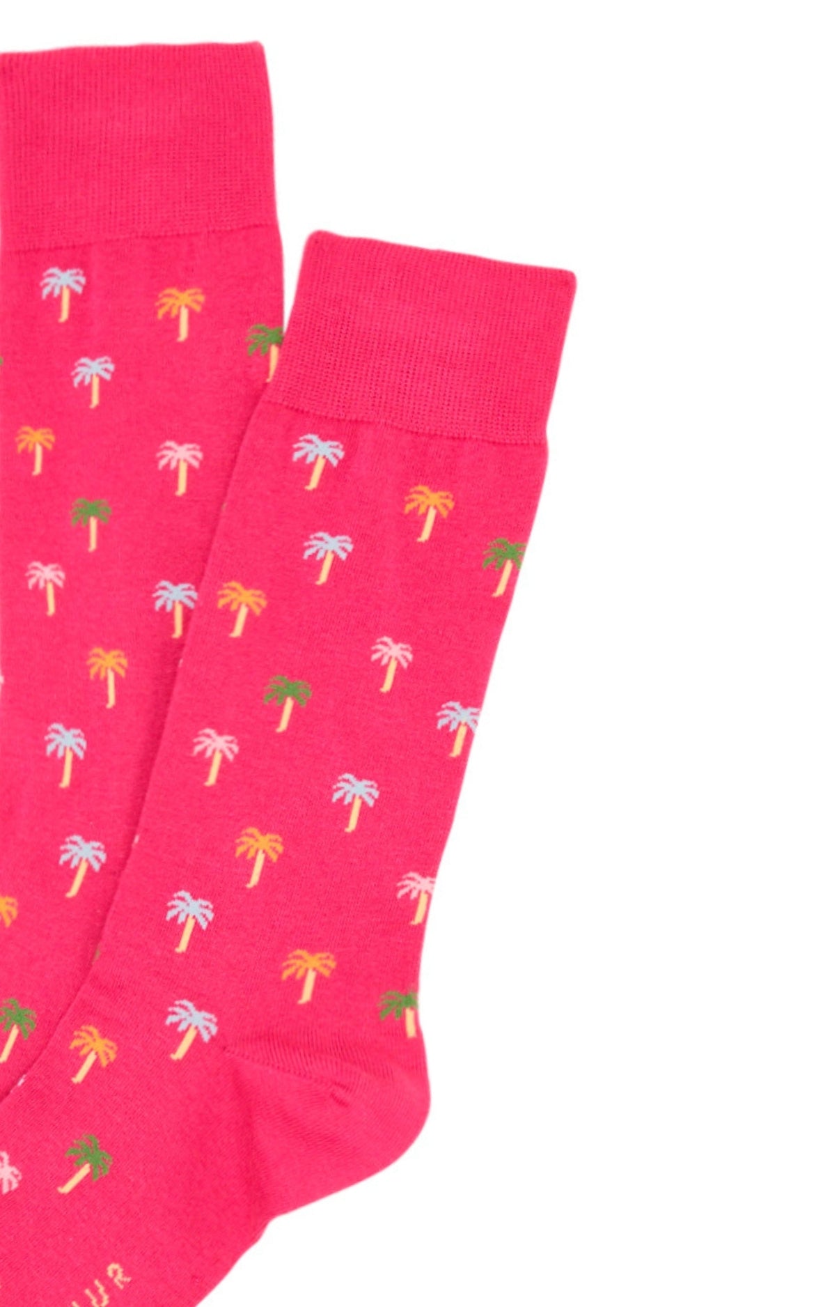 arthur-bob-palmier-rose-chaussettes-rose-coton-bio-40-46 image 2