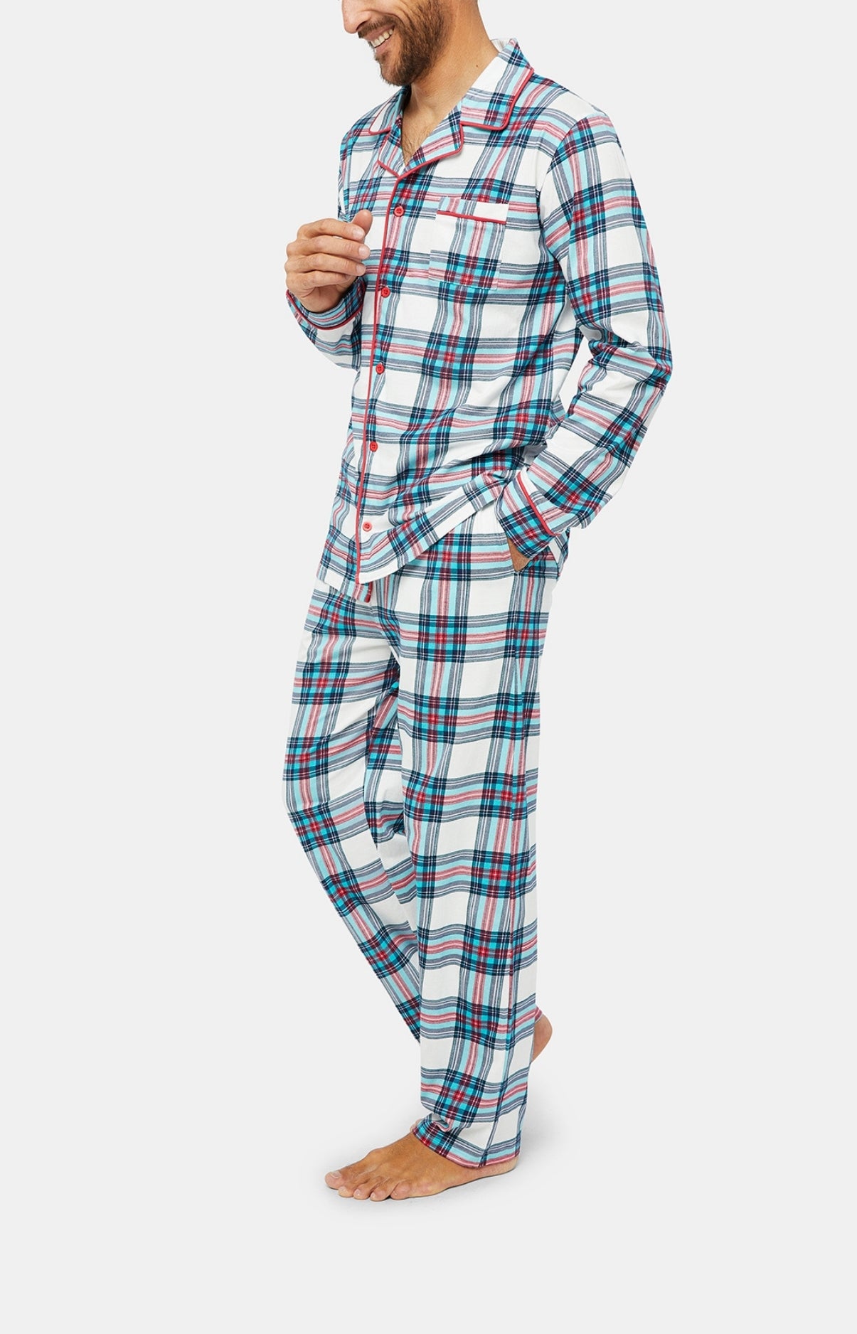 arthur-bob-honor-pyjama-homme-boutonn-ivoire image 3
