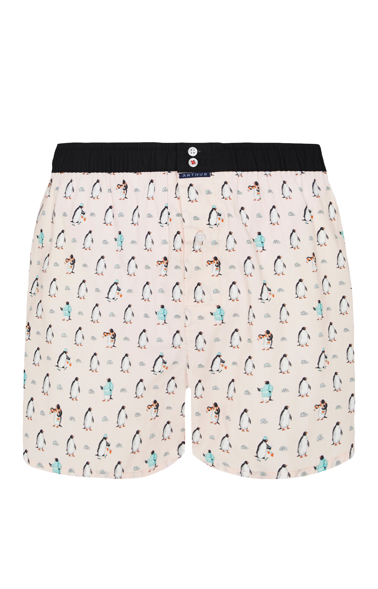arthur-le-club-n-1004-cale-on-homme-rose-coton-bio image 3