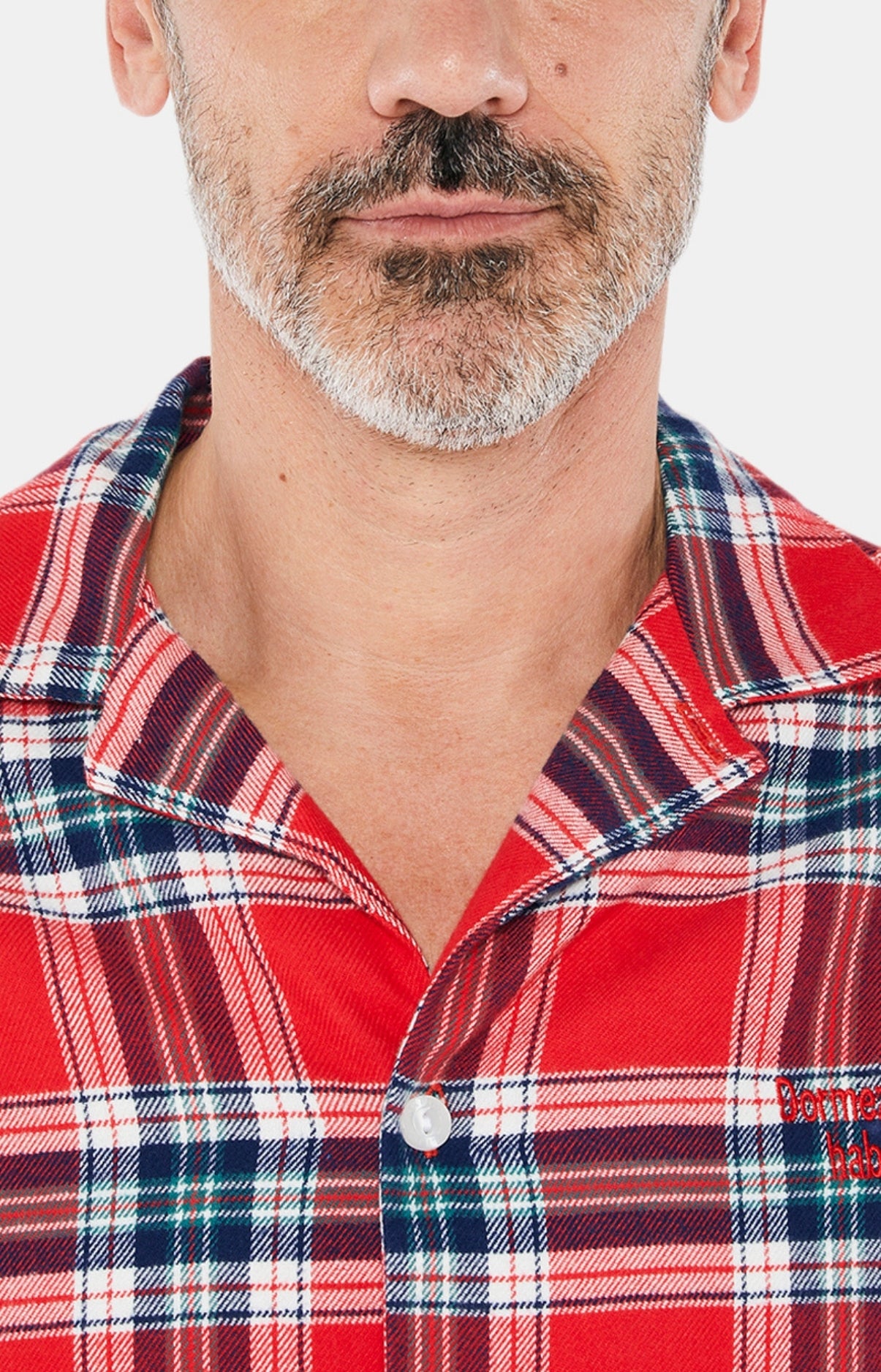 arthur-bob-logan-pyjama-homme-rouge-tartan-coton image 2