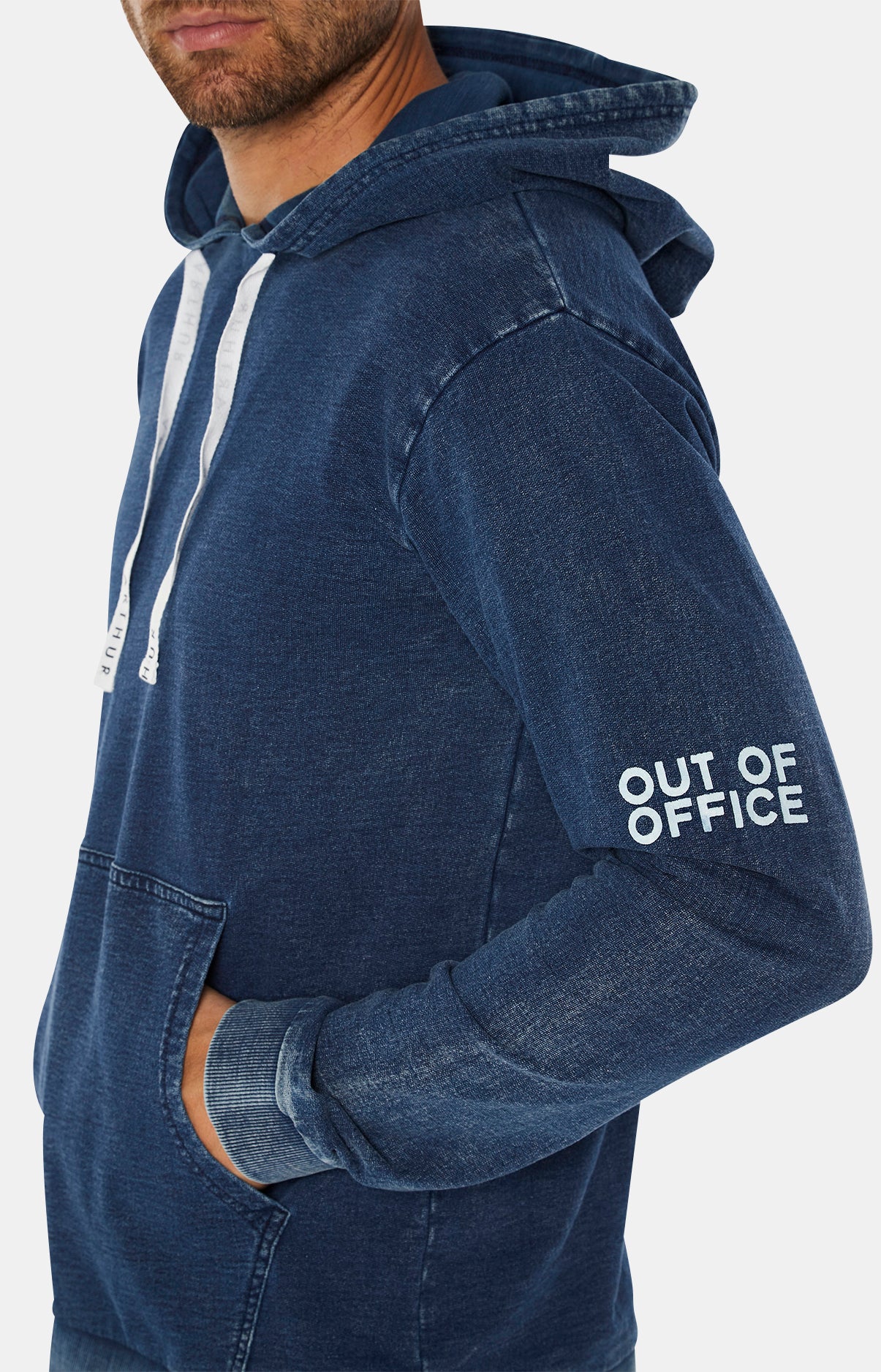 arthur-bob-out-of-office-hoodie-homme-denim-coton-bio image 6