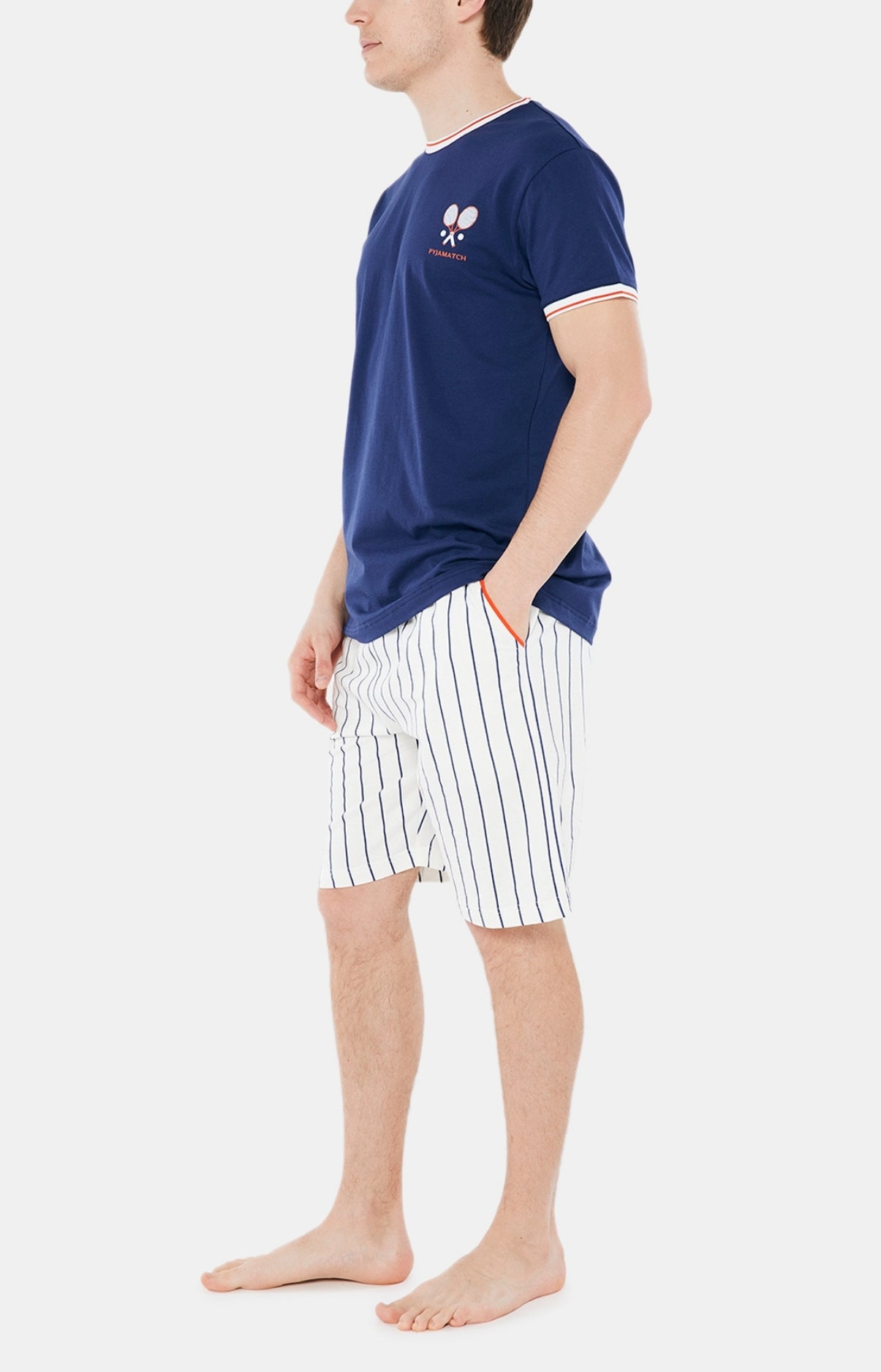 arthur-bob-pyjashort-roland-garros-cru-coton-bio image 4
