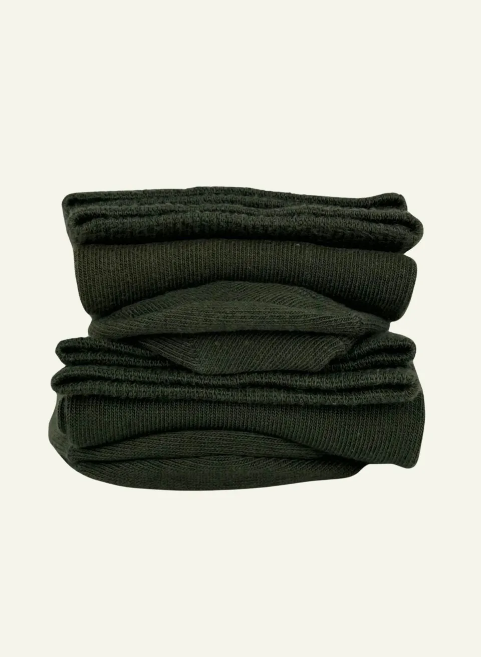 archiduchesse-de-ville-en-kakimini-chaussettes-kaki-coton image 1