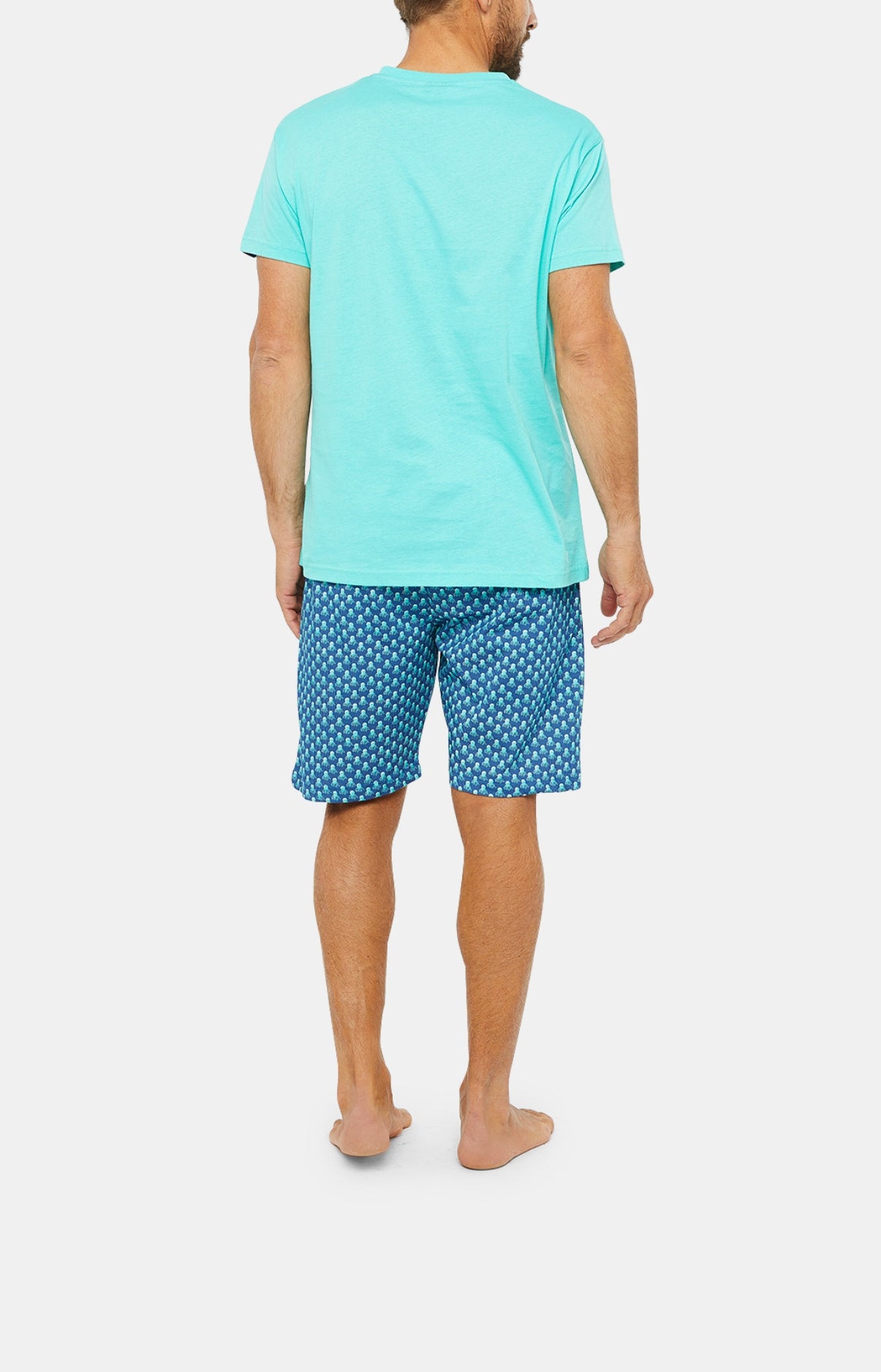 arthur-bob-poulpe-fiction-pyjashort-homme-meraude-l image 6