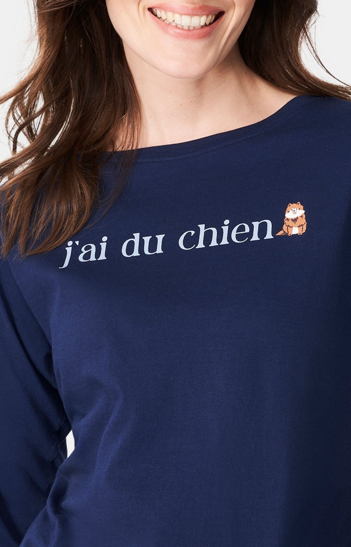 arthur-j-ai-du-chien-pyjama-femme-bleu-m-coton-bio image 2