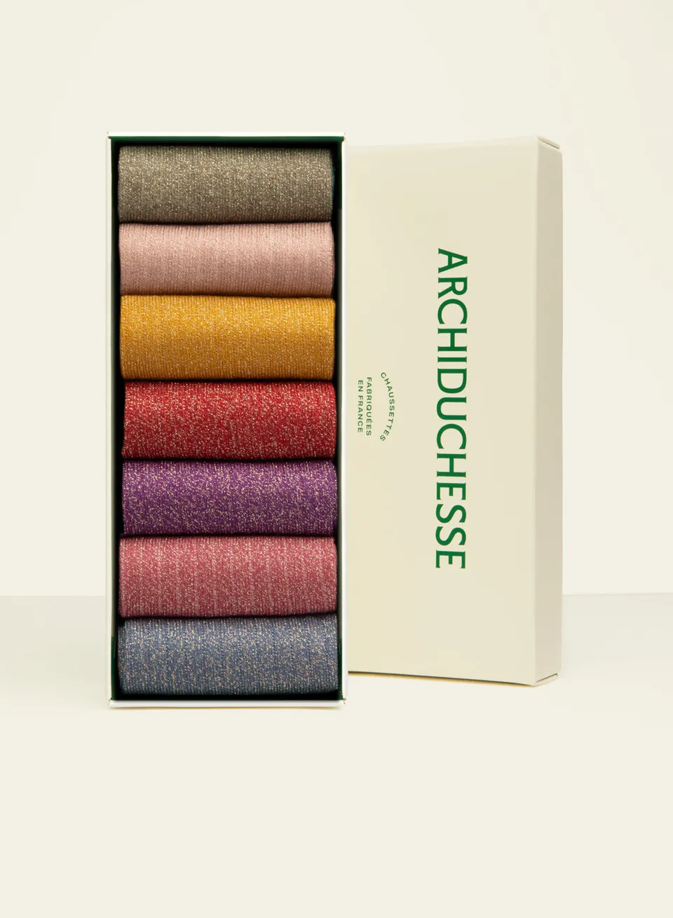 archiduchesse-paillet-e-semainier-hiver-chaussettes-lurex-36-41 image 1