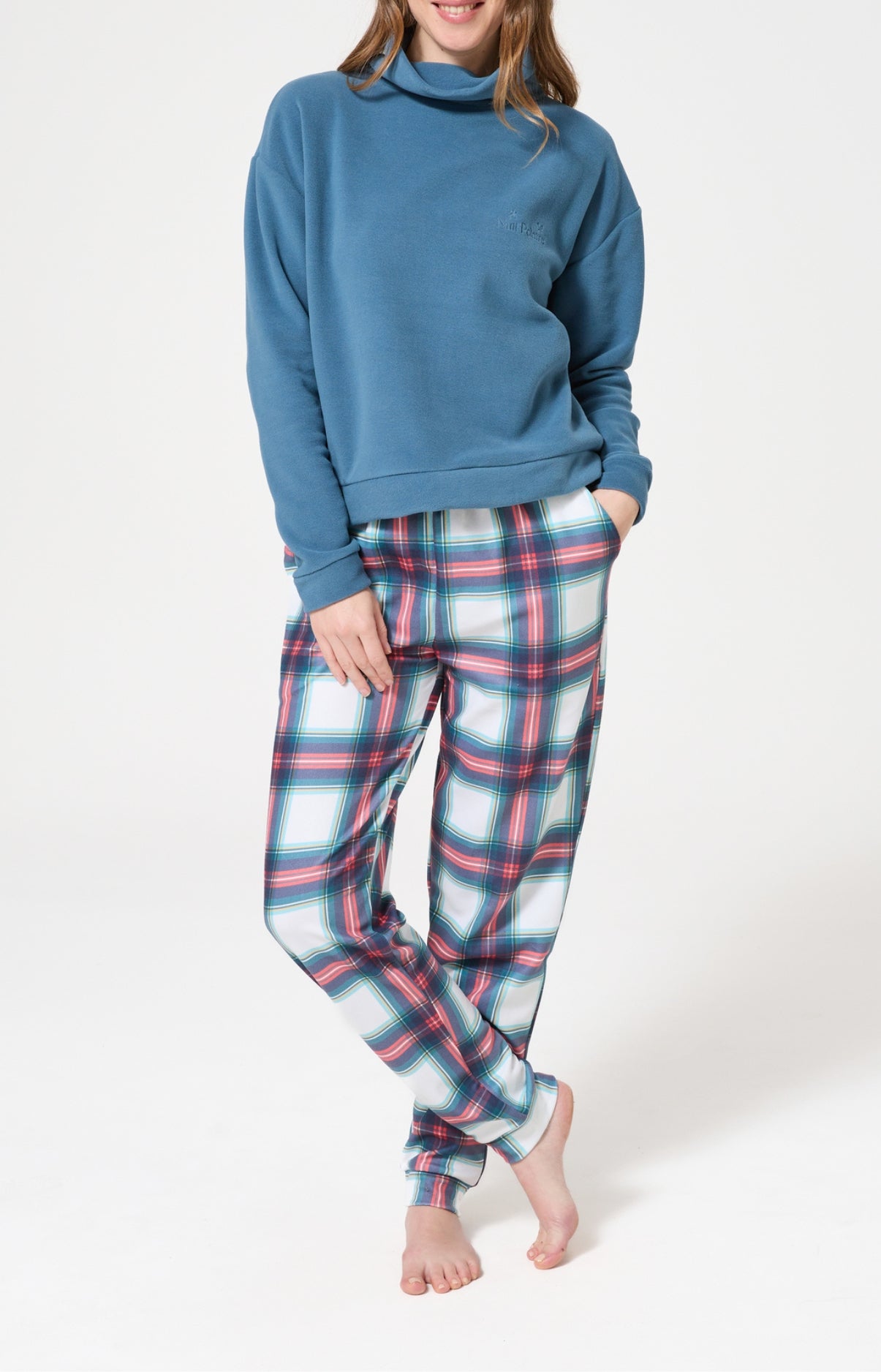 arthur-bob-logan-pyjama-polaire-blanc-micro-polaire image 1