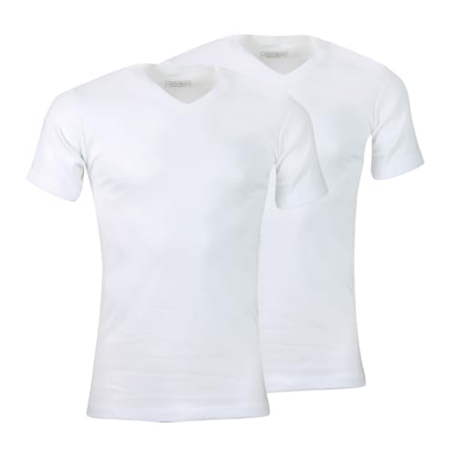 athena-ecopack-lot-2-t-shirts-homme-col-v-coton-taille-l image 4