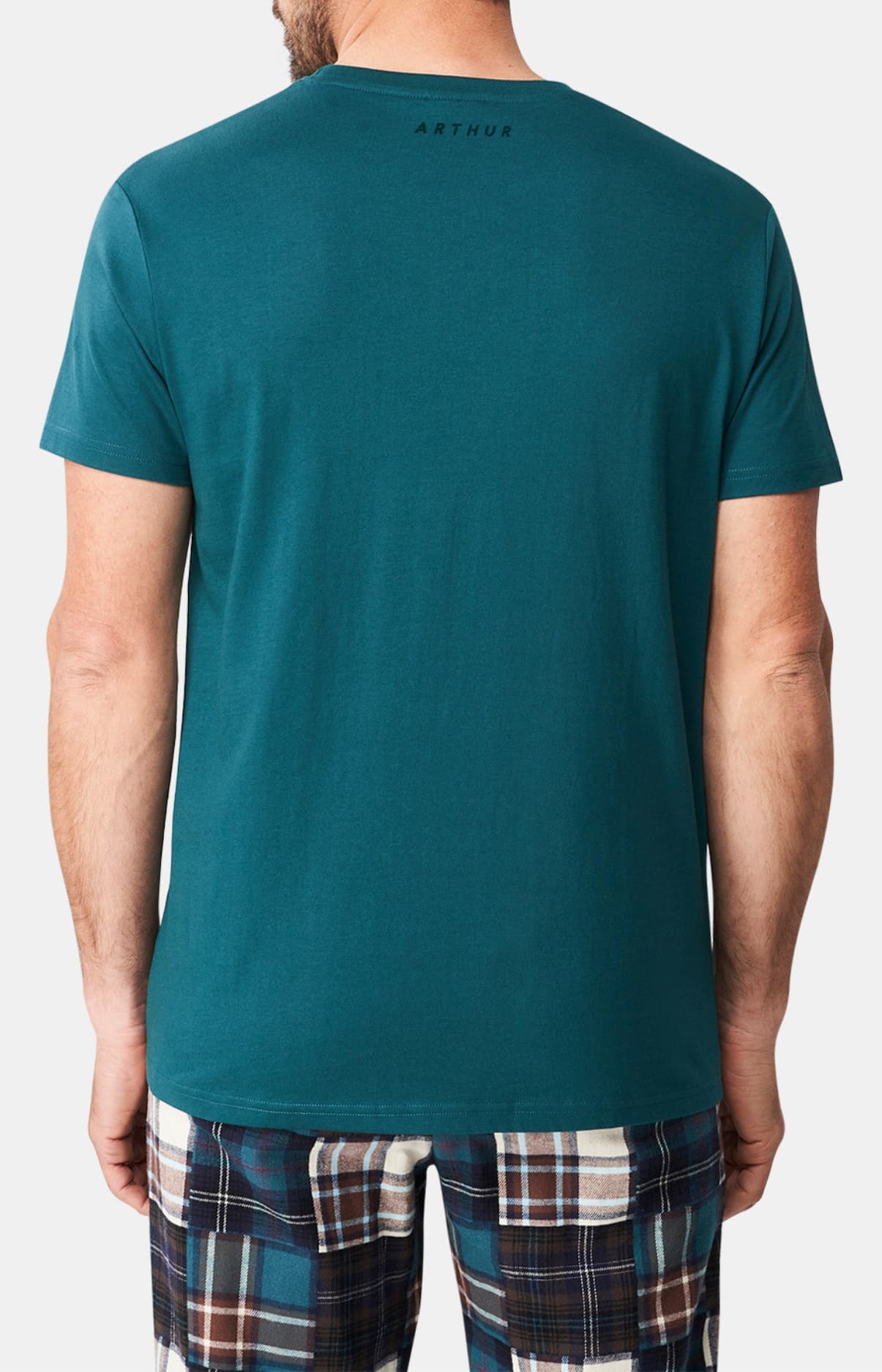 arthur-bob-tee-shirt-jeune-loup-canard-coton-bio-homme image 5