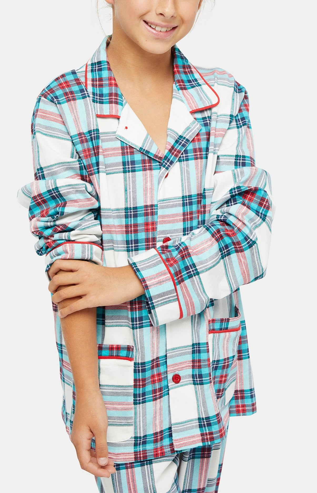 arthur-bob-honor-pyjama-enfant-ivoire-boutonn-coton image 2