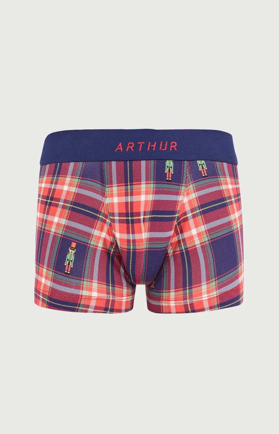 arthur-bob-l-on-boxer-enfant-coton-bio-rouge image 1